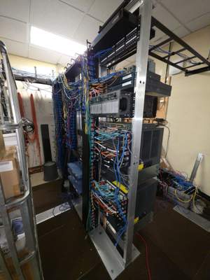 Structured cabling installation by CimaSolutions