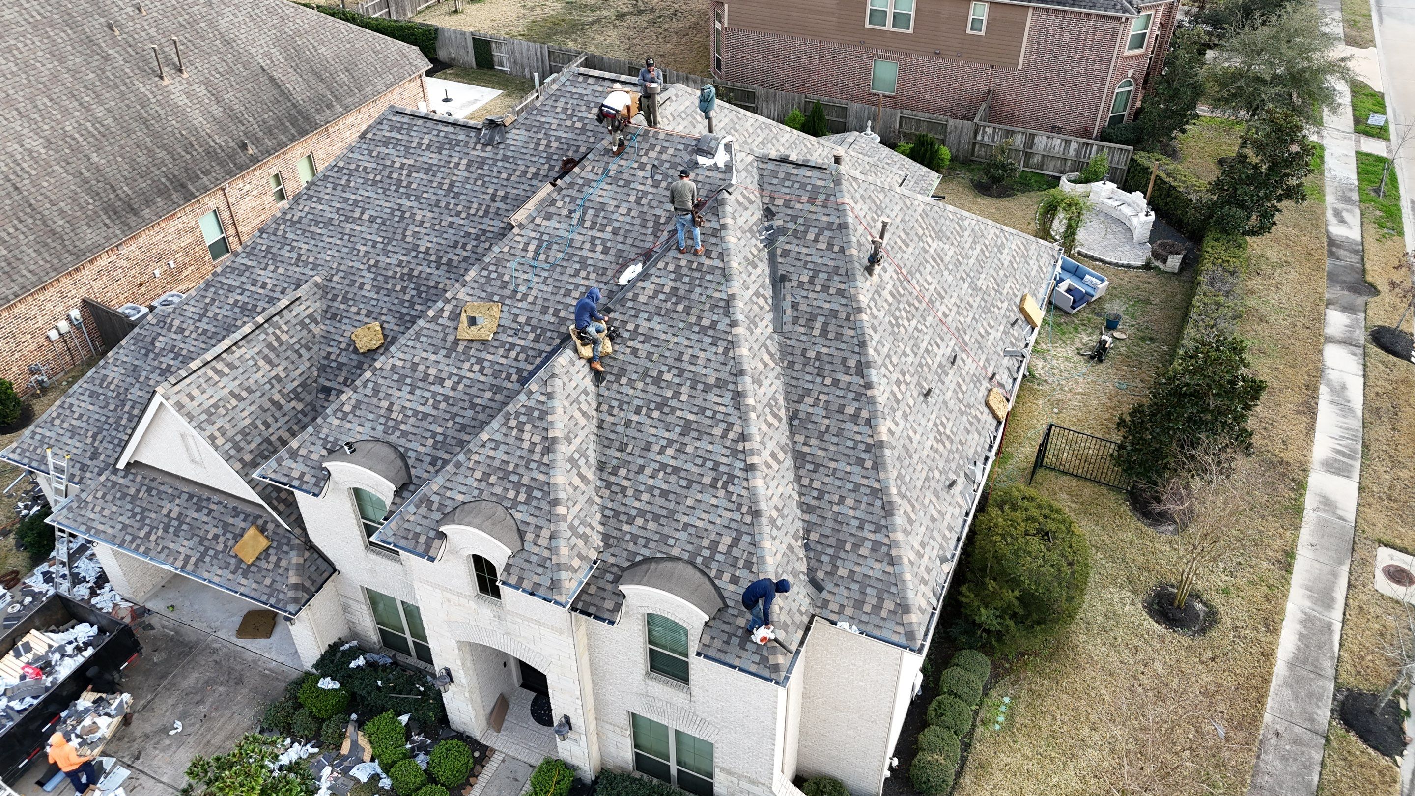 Roof Replacement in Cypress after Customer sustained Hail Damage! by Core Four Roofing