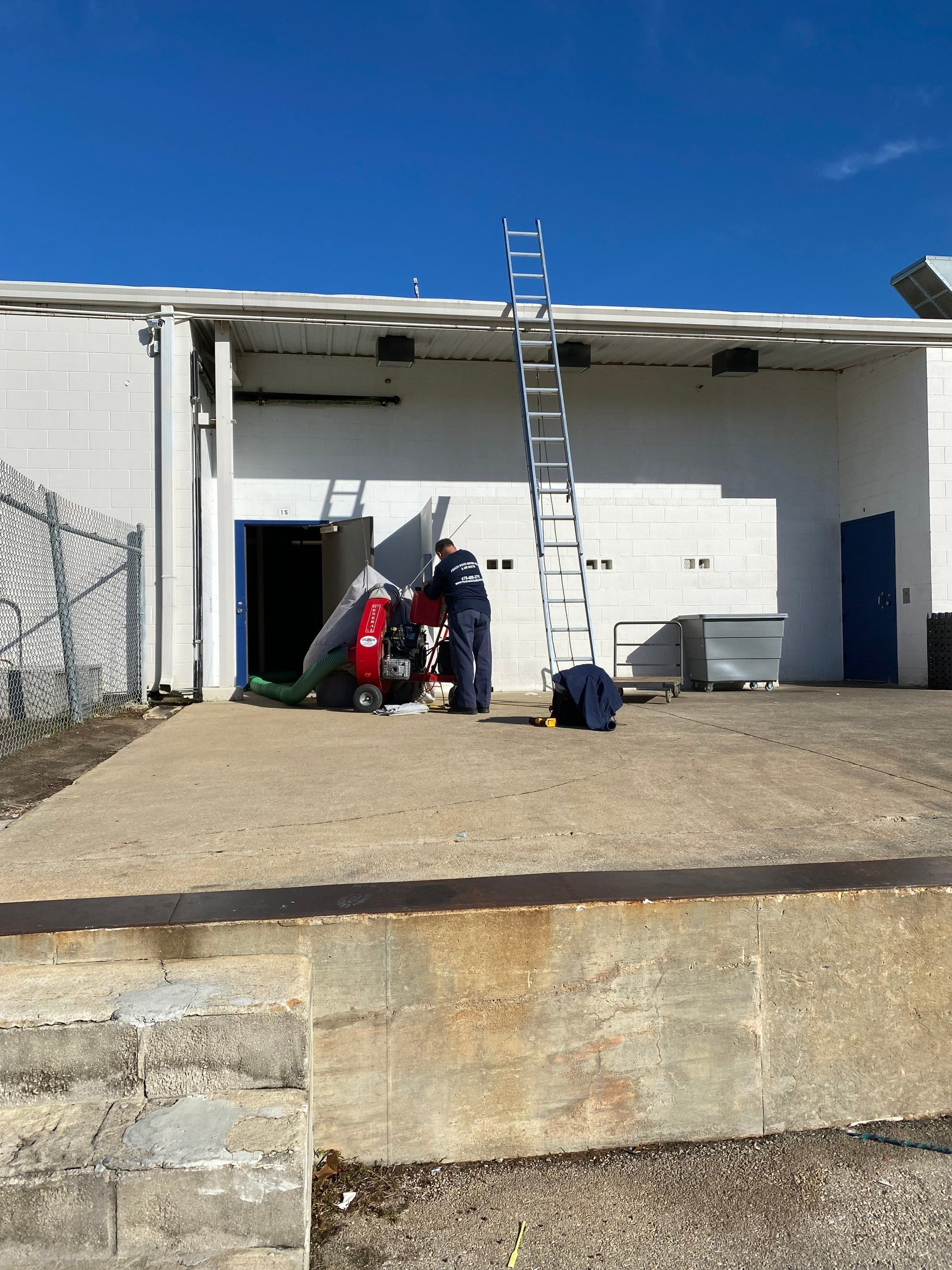 Dryer Vent Cleaning & Repair using Gas Powered Vac by Peach State Dryer Vents & Air Ducts