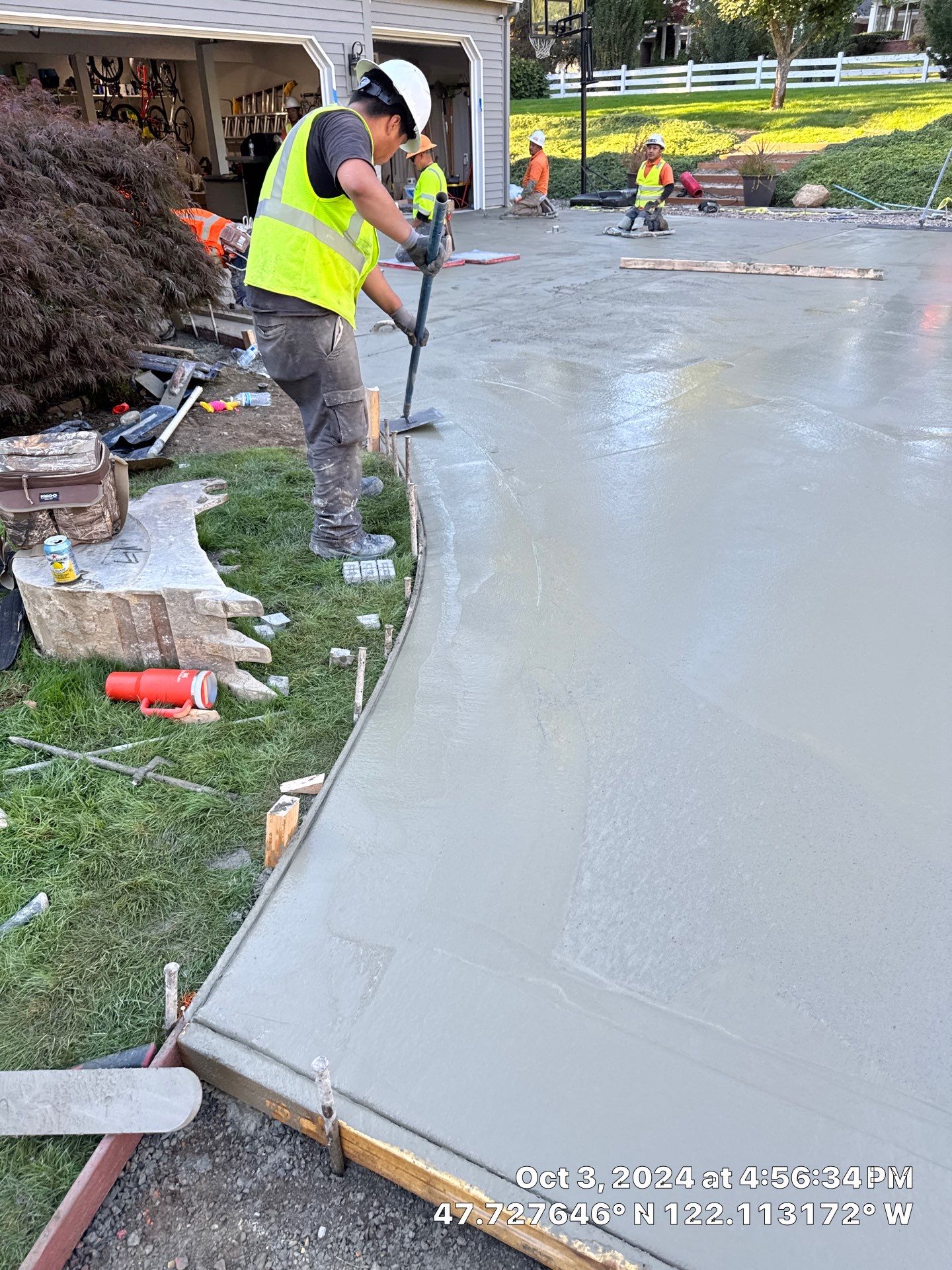 Sand Finish Concrete Driveway & Power Wash | Woodinville  by Jireh Asphalt & Concrete Inc 