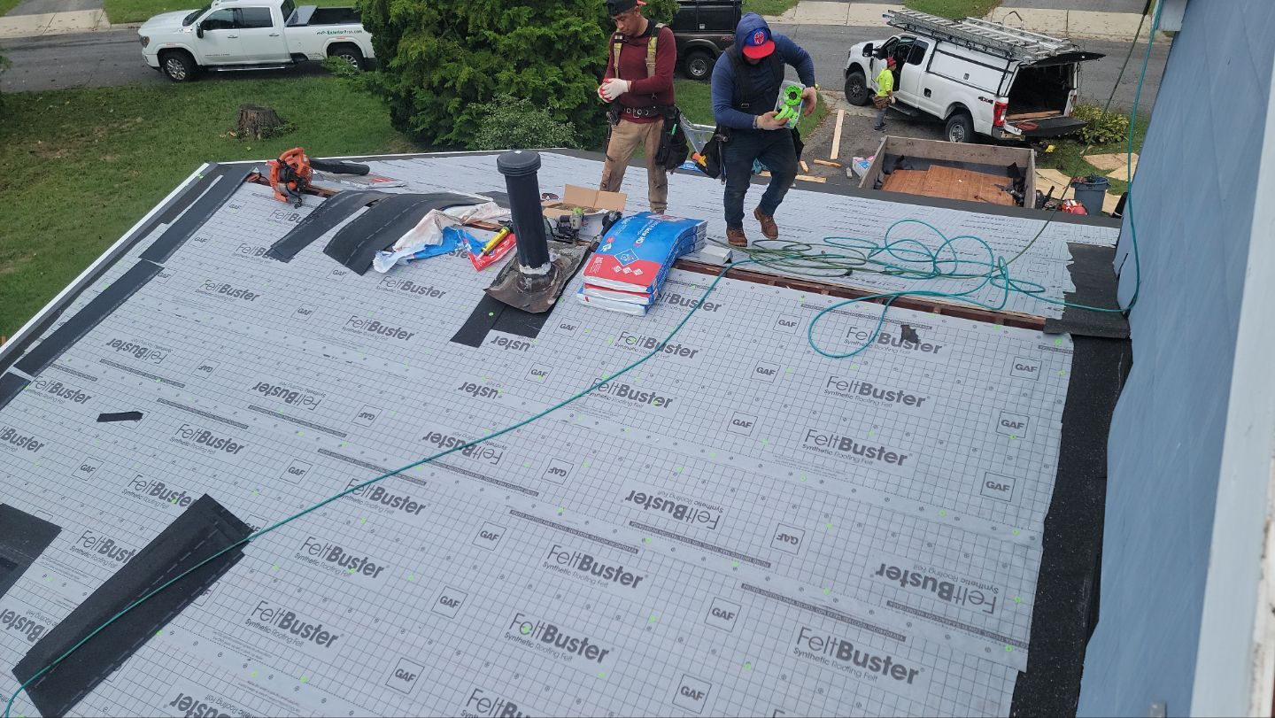 Roof and Solar Installation using GAF Timberline Solar HDZ by ExteriorPros