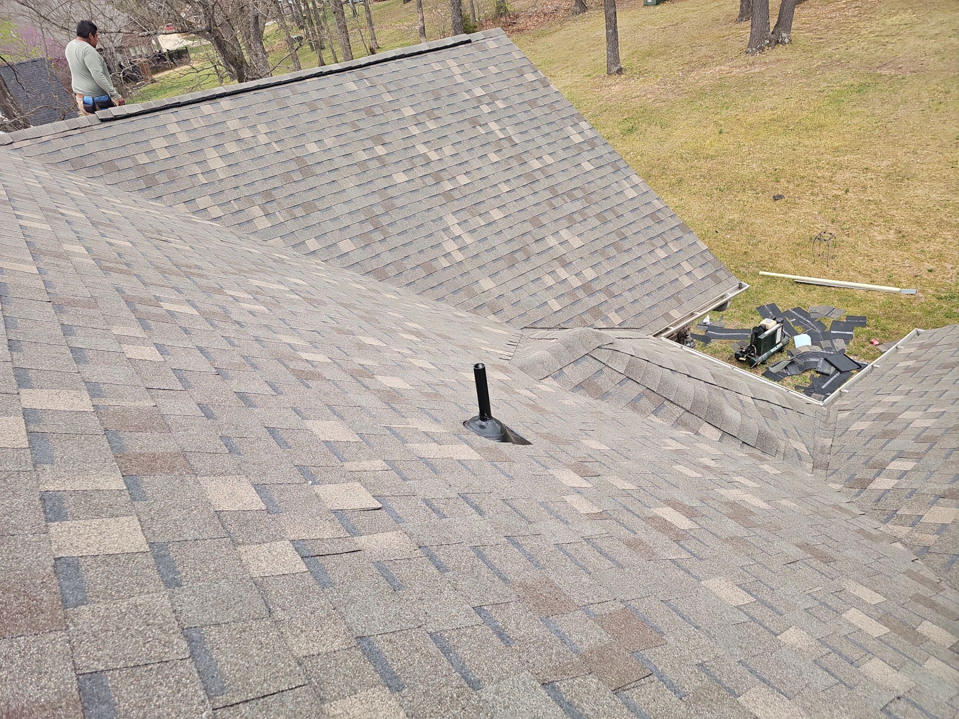 Residential Roof + Gutters & Downspouts Install  by Titan Commercial & Residential Roofing 