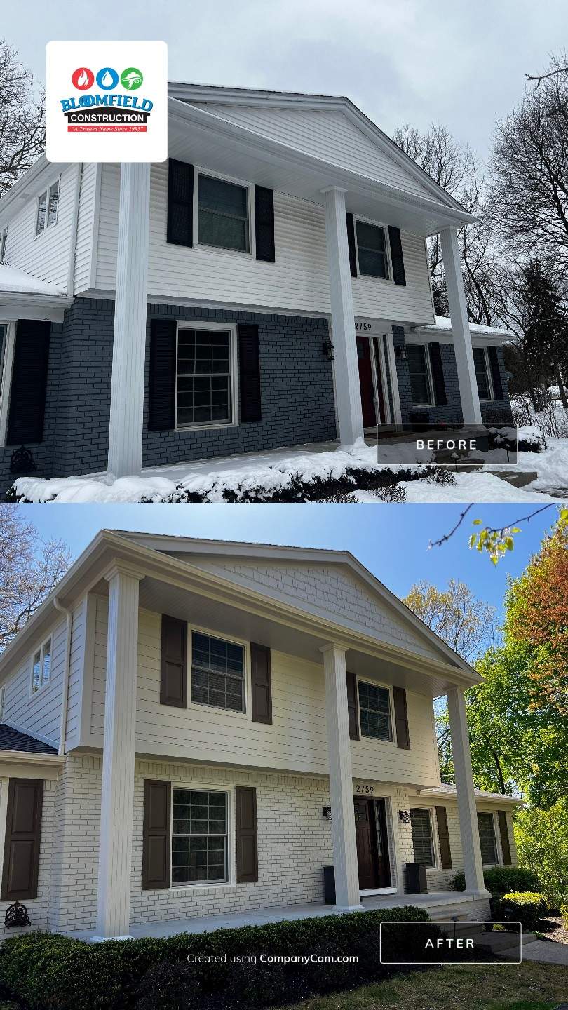 James Hardie Siding Replacement by Bloomfield Construction & Restoration