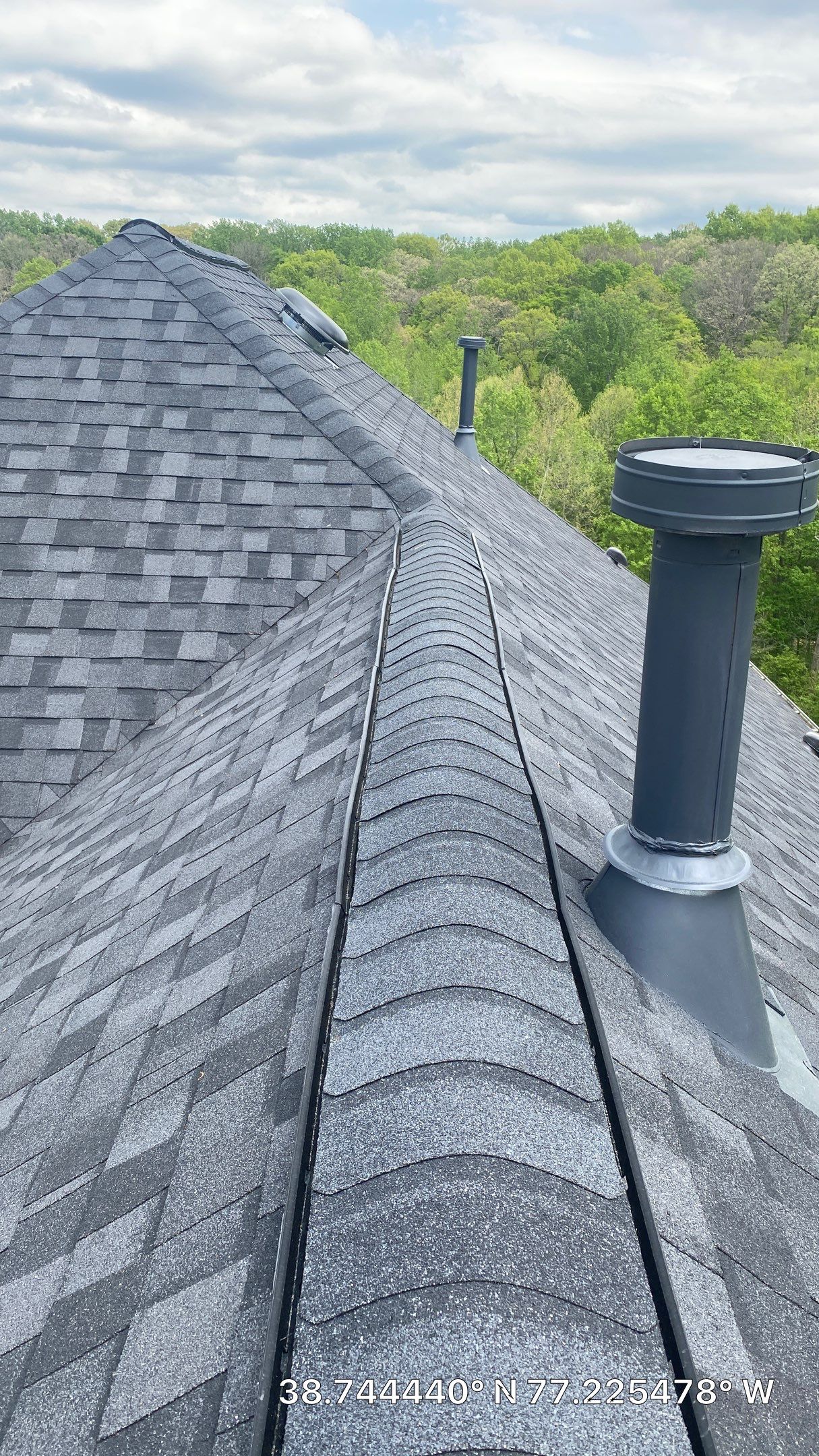 Springfield: CertainTeed Landmark Pro Designer Shingles in Max Def Moire Black by RM Banning, Inc.