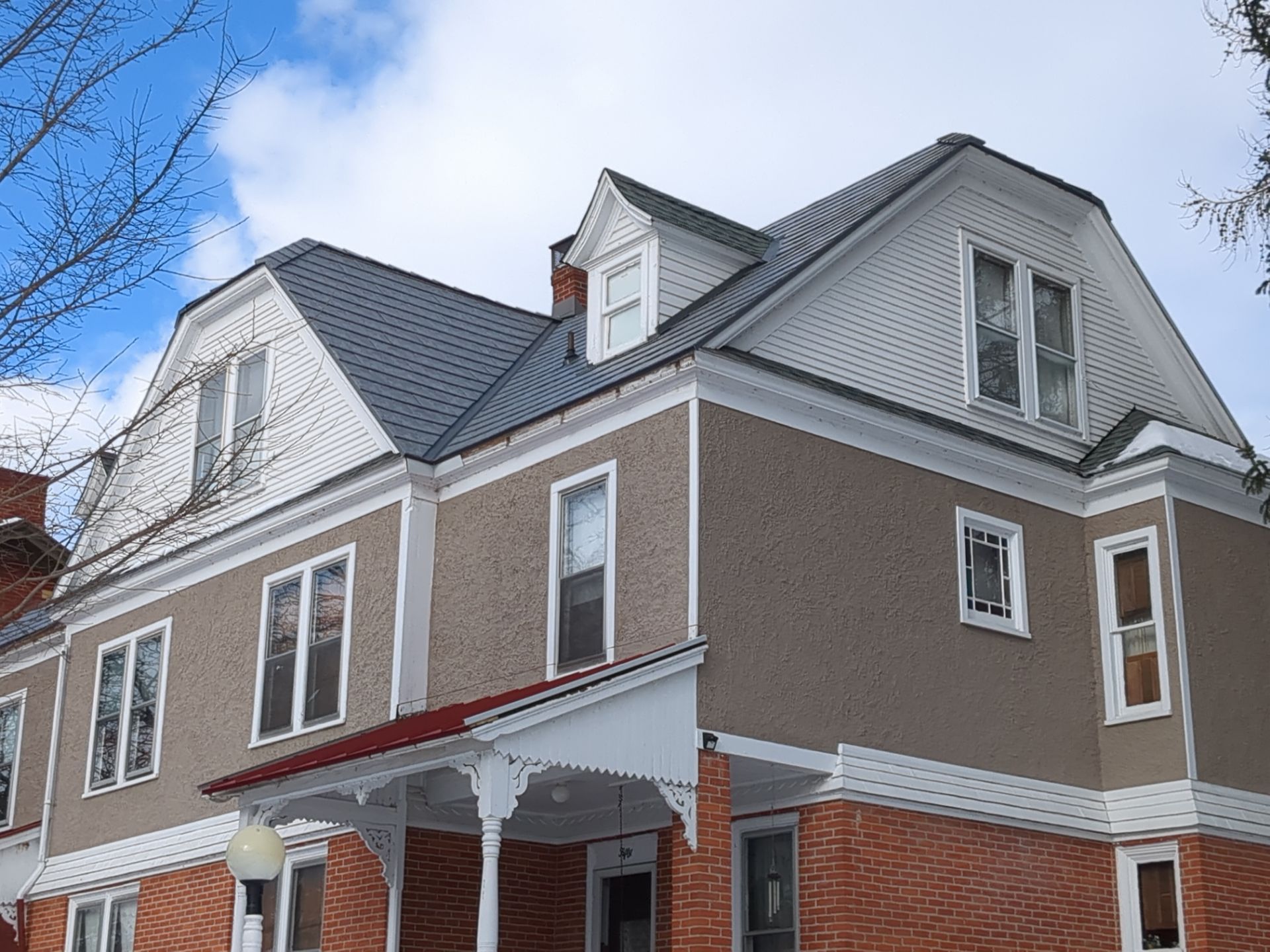 Provia Metal Roofing Installation on Historic Victorian Home by Esh Builders