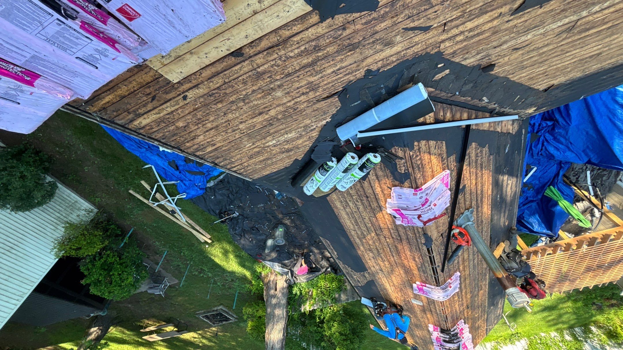 Roof Replacement using Owens Corning Peppercorn by 180 Contractors