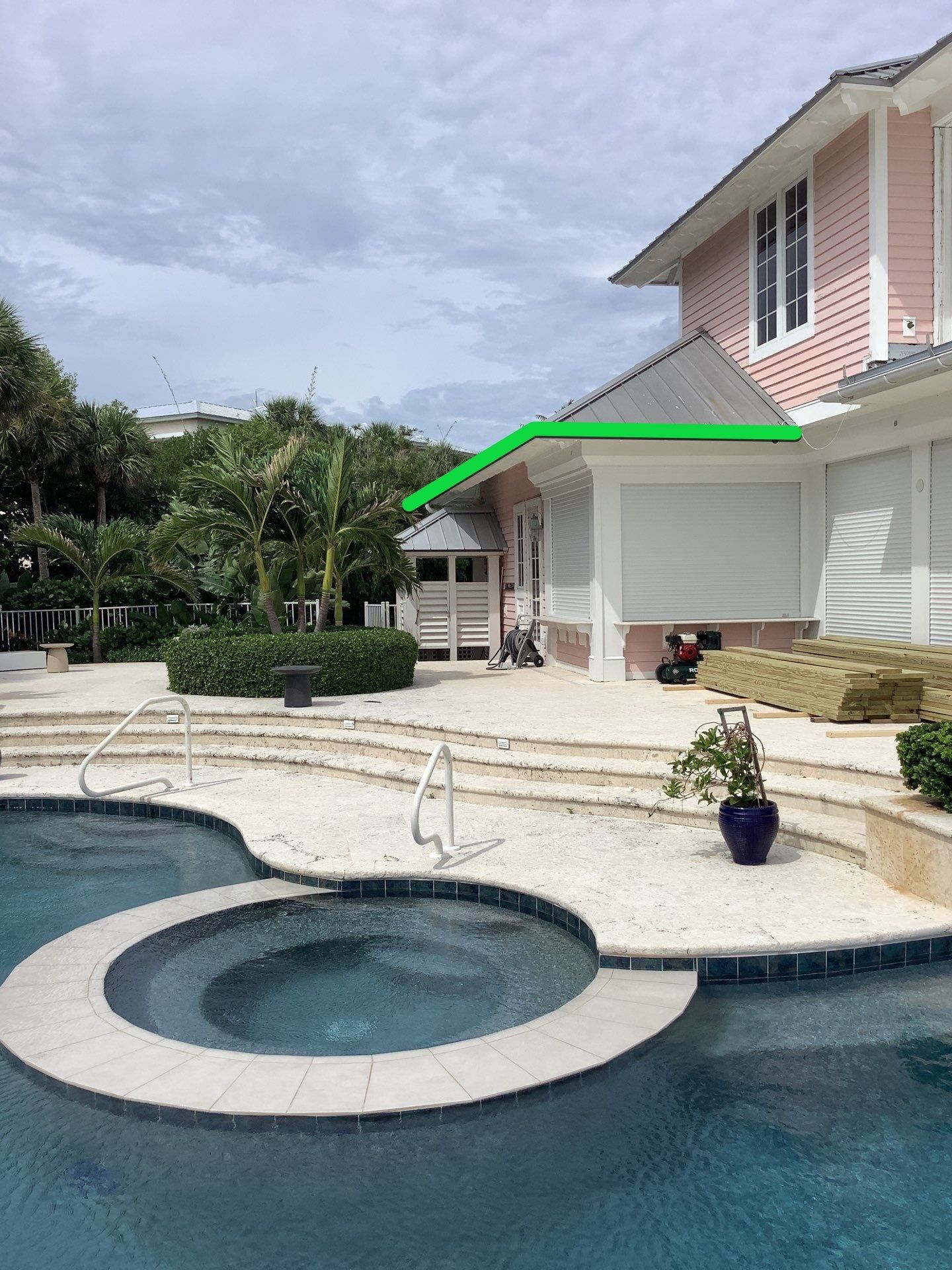 Half-Round Seamless Gutters in Boca Grande FL by Gutter Professors