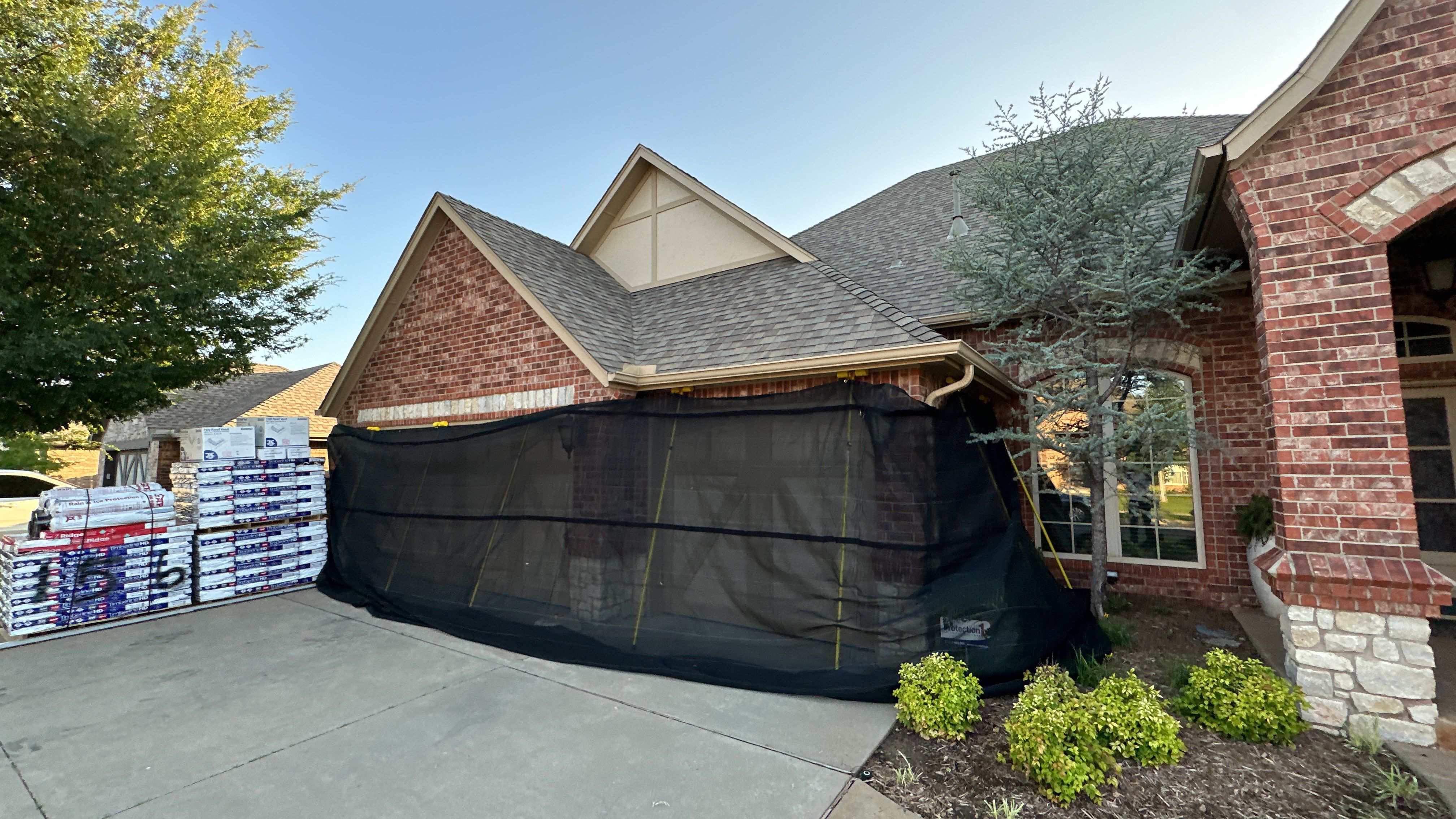 Reroof using GAF HDZ - Weathered Wood by Castillo Roofing