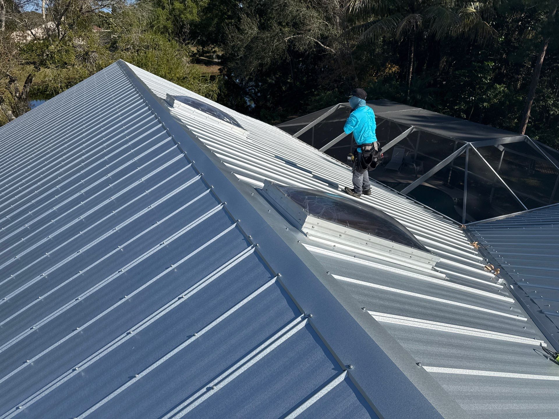5-V Crimp Metal Roof Replacement by Sailfish Roofing