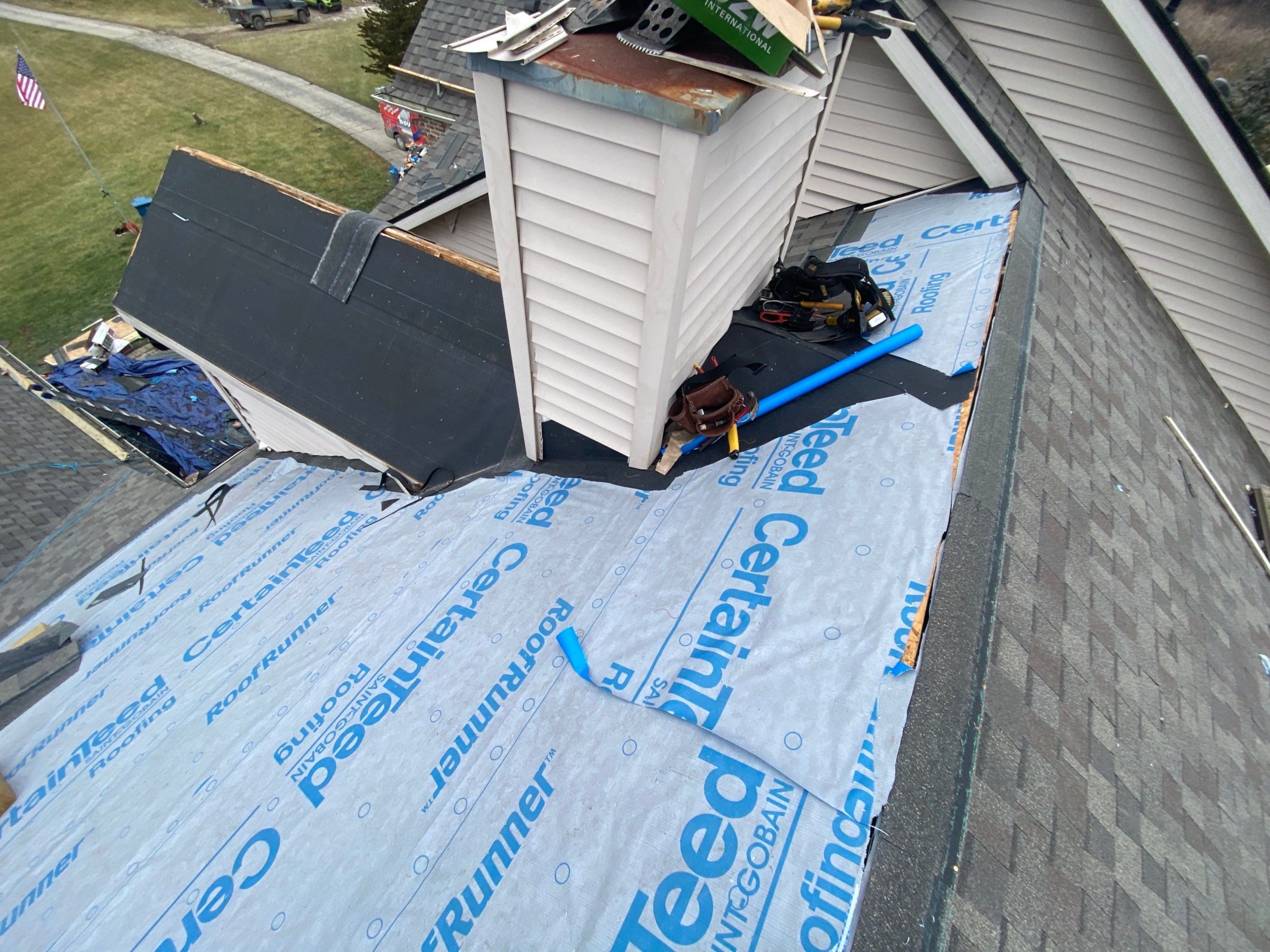 Roof Replacement using CertainTeed Landmark Pro by 180 Contractors