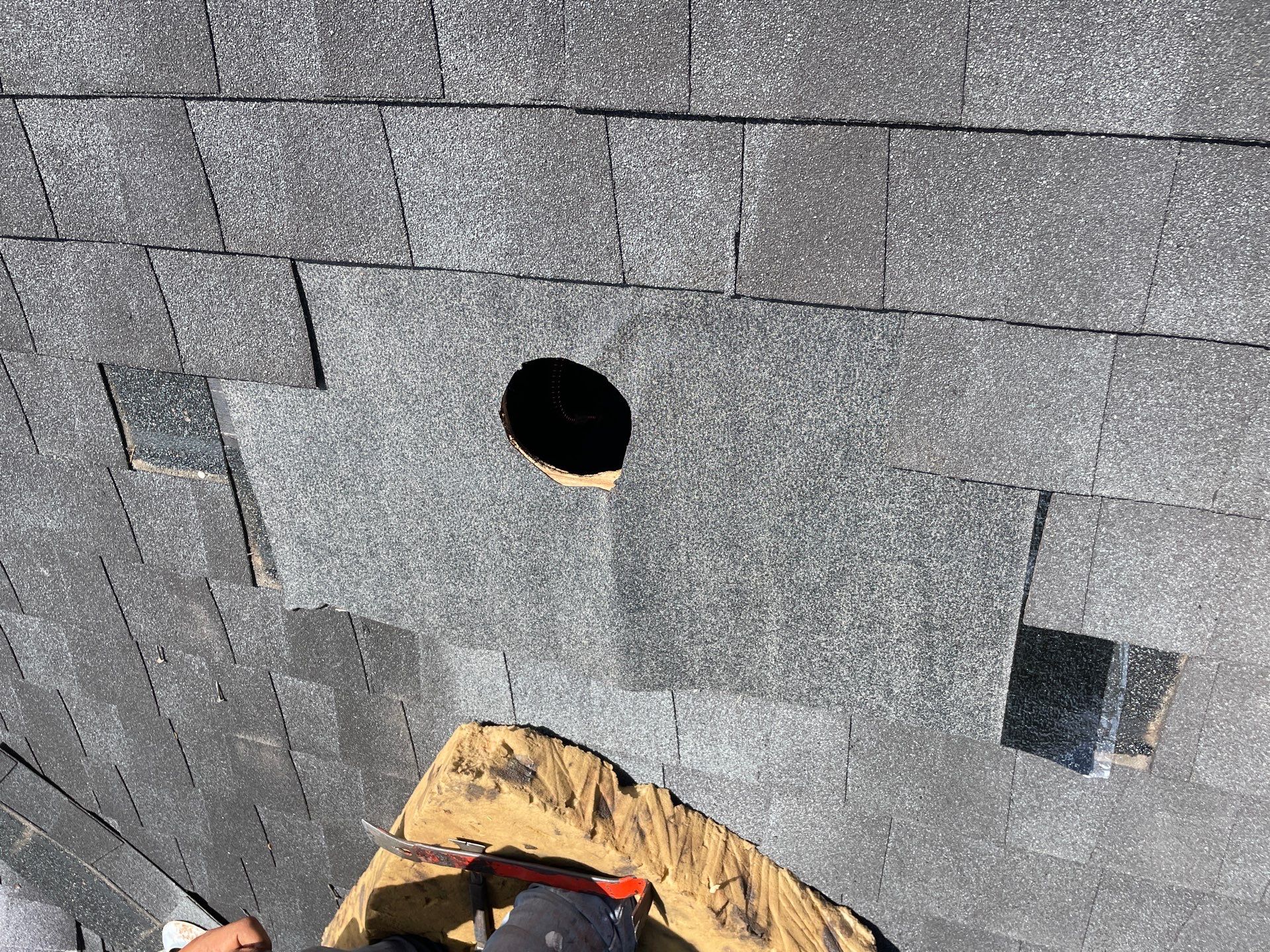 Hail Damage using Owen's Corning Duration (Lifetime) Shingles by Roof Repair Company