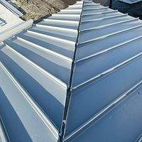 .040 Aluminum 1.5" Mechanical Seam Slate Gray 