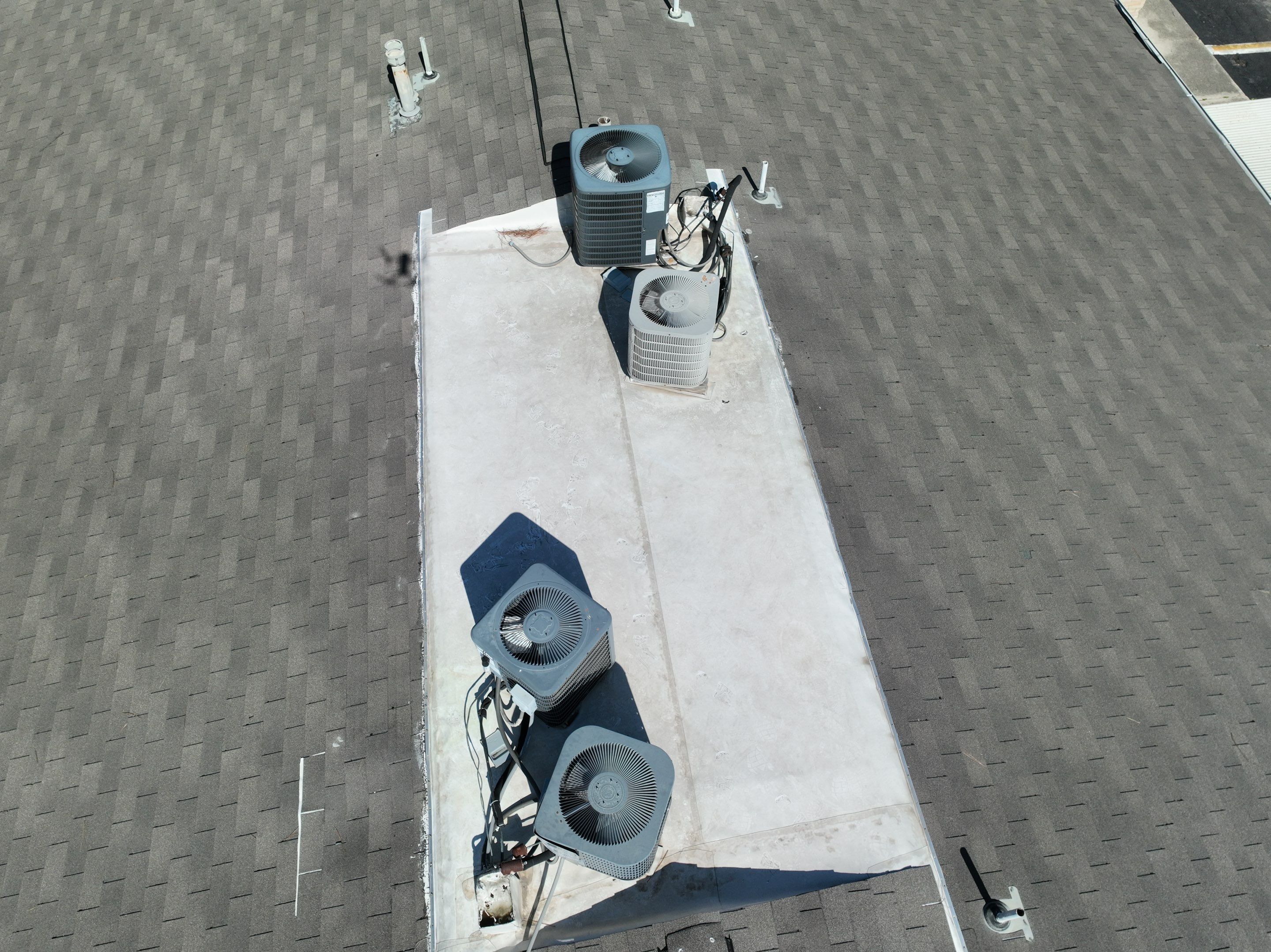 Commercial Roof Inspection using Drone Inspection by Premier Roofing and Contracting