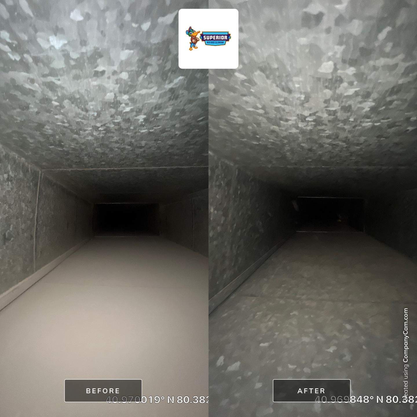 Air Duct Cleaning With a Vacuum Truck in New Castle, PA by Superior Air Duct Cleaning