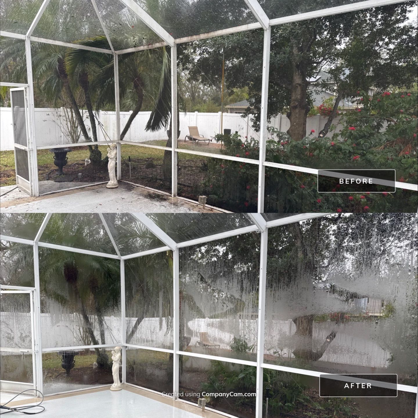 Lanai & Screen Enclosure Cleaning, Paver and Fence Cleaning by Sunshine AquaWash