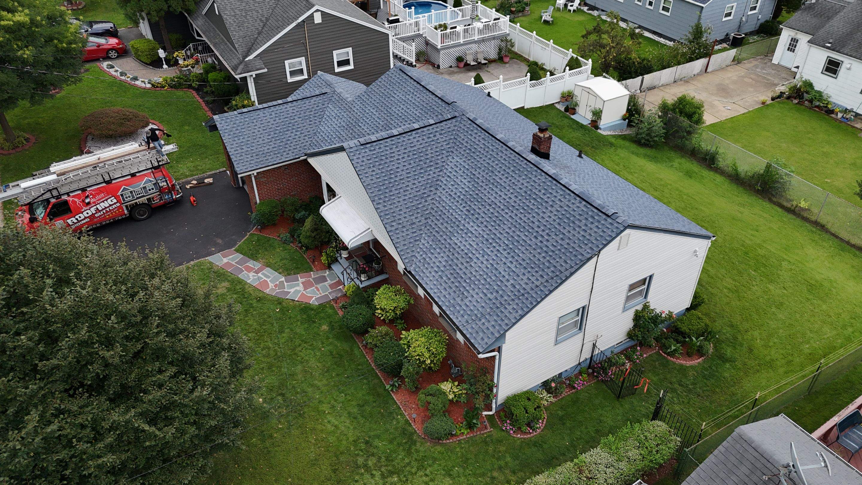 Roof Project in Hillside, NJ by All State Home Improvement Inc.