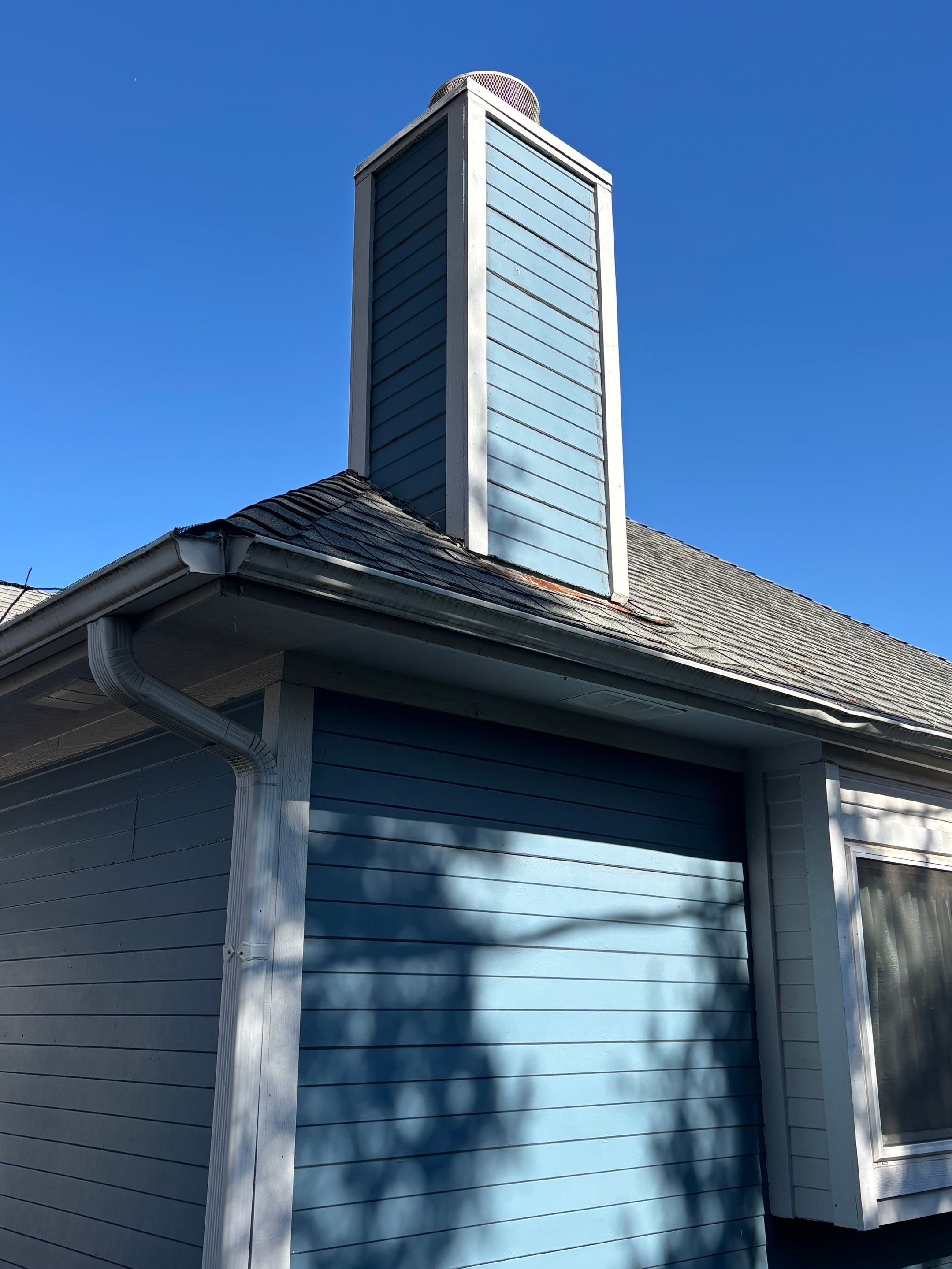 Chimney Rebuild by Joe Hall Roofing Inc