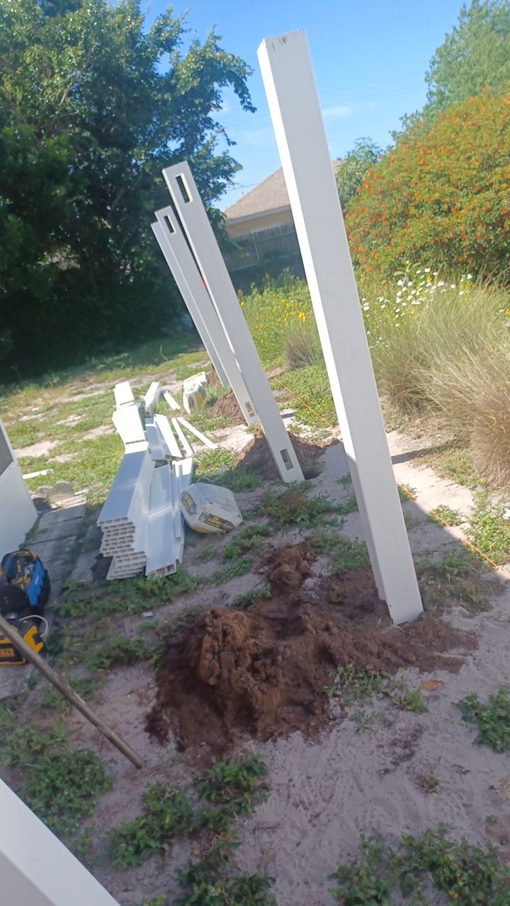 Bradenton, FL 6ft. Tall White Vinyl Privacy  by Asap fence and gates, LLC