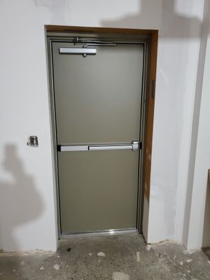 Removal and Installation of Security Door