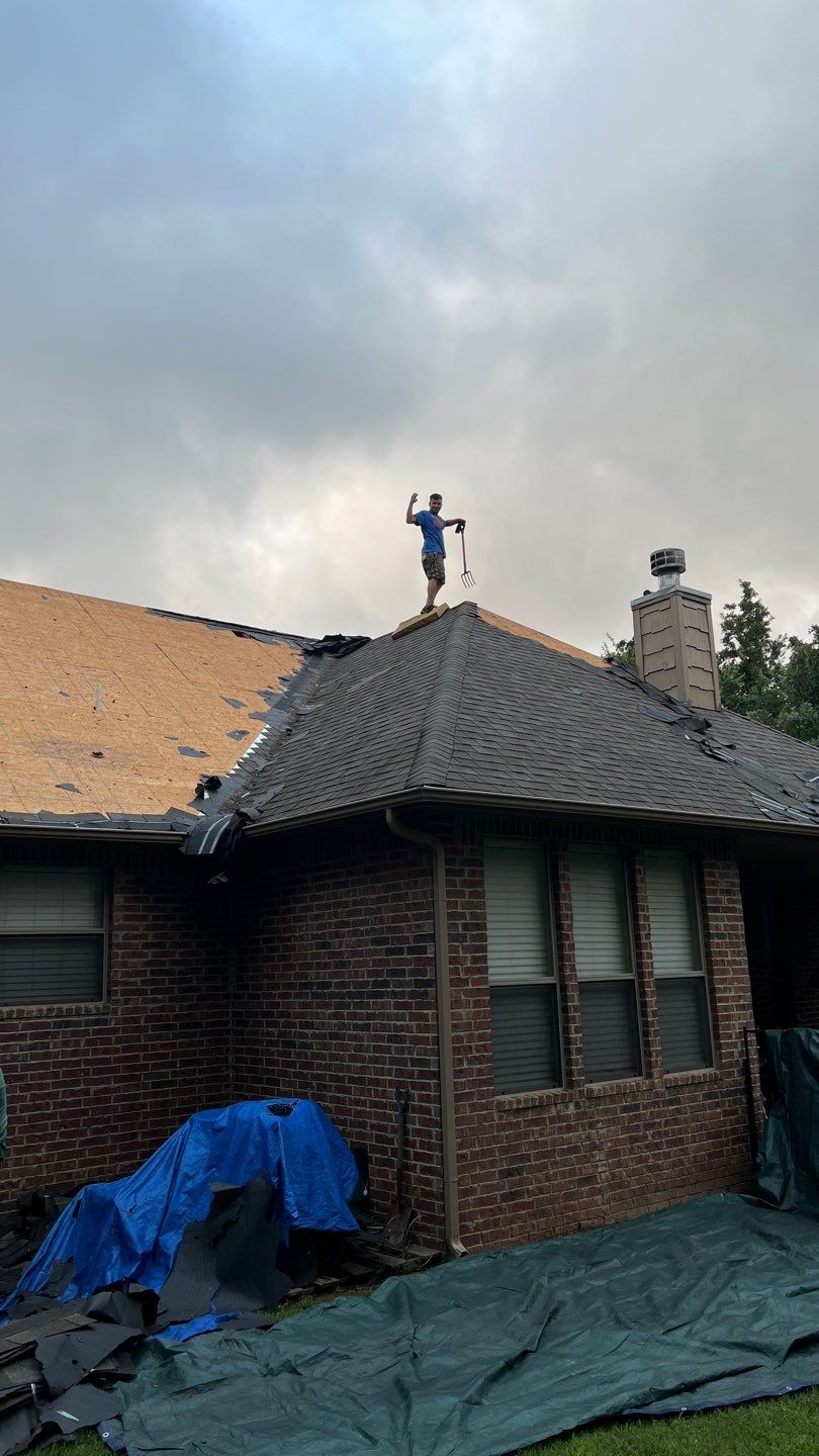 Residential Roofing Installation using GAF Natural Shadow  by A & H Roofing and Contracting