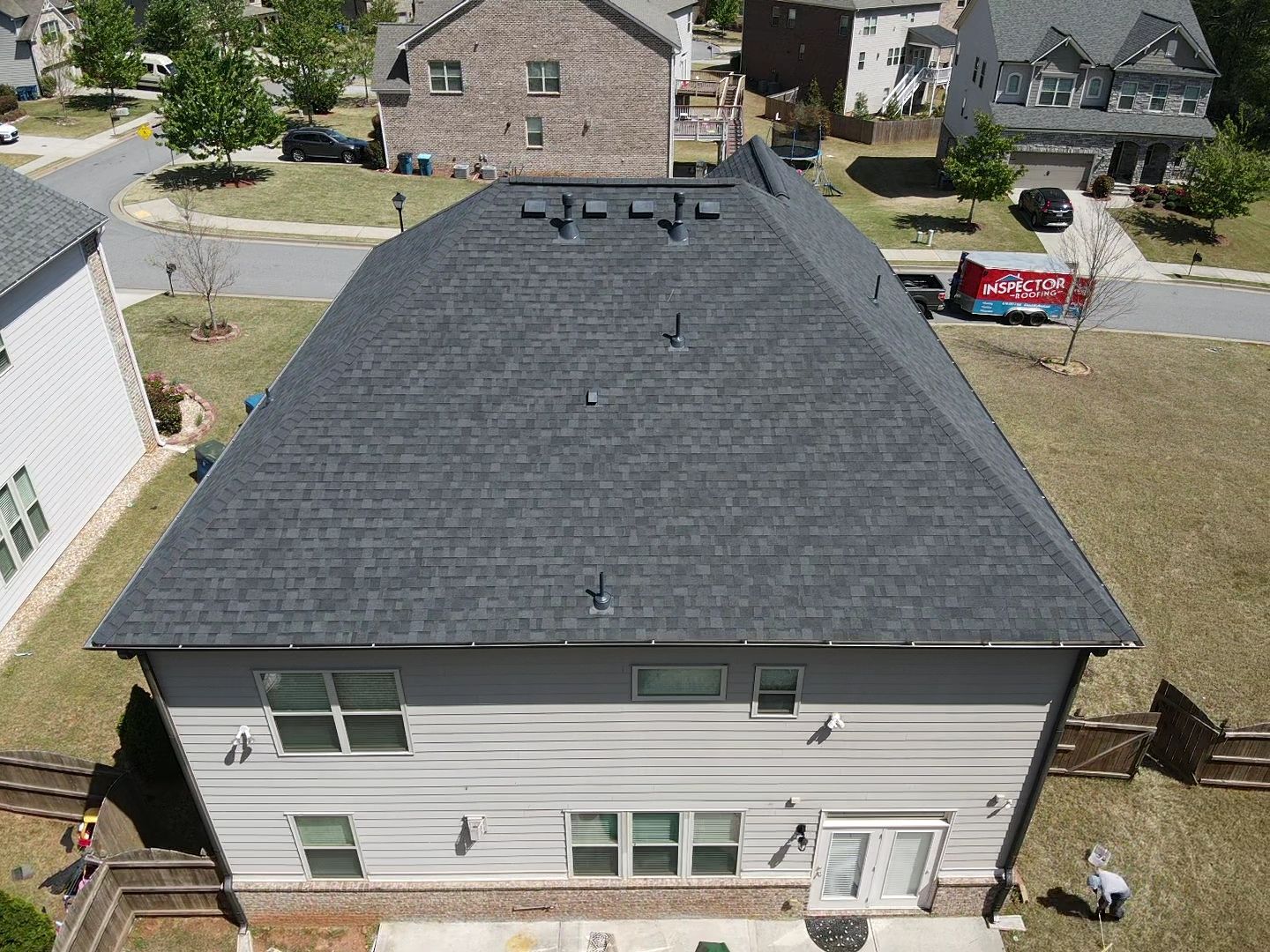 Residential Roofing Installation using Owens Corning by Inspector Roofing and Restoration