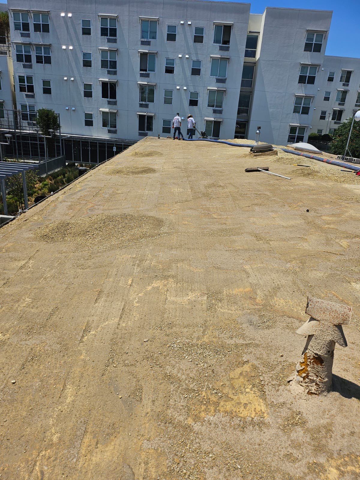 Foam Refurbish using Conklin Benchmark/PUMA XL coatings and spray foam by Straight Edge Roofing Inc