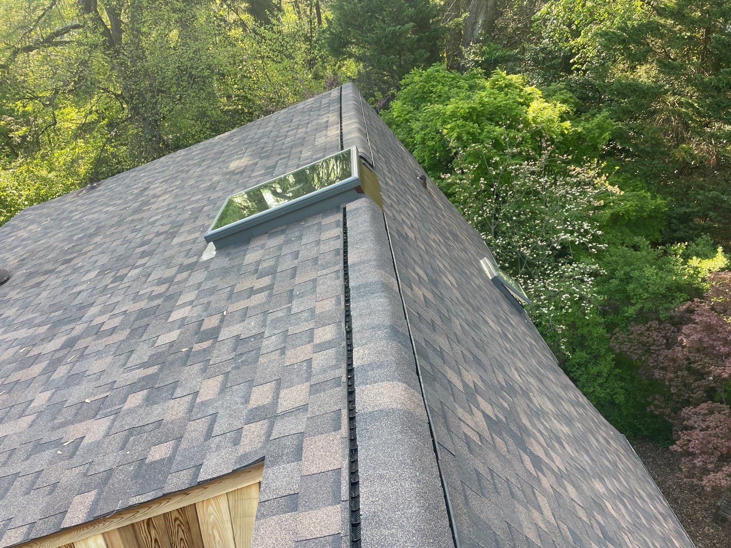 Roof Replacement w/ Skylights in Baltimore, MD (IKO Dynasty) by American Home Contractors