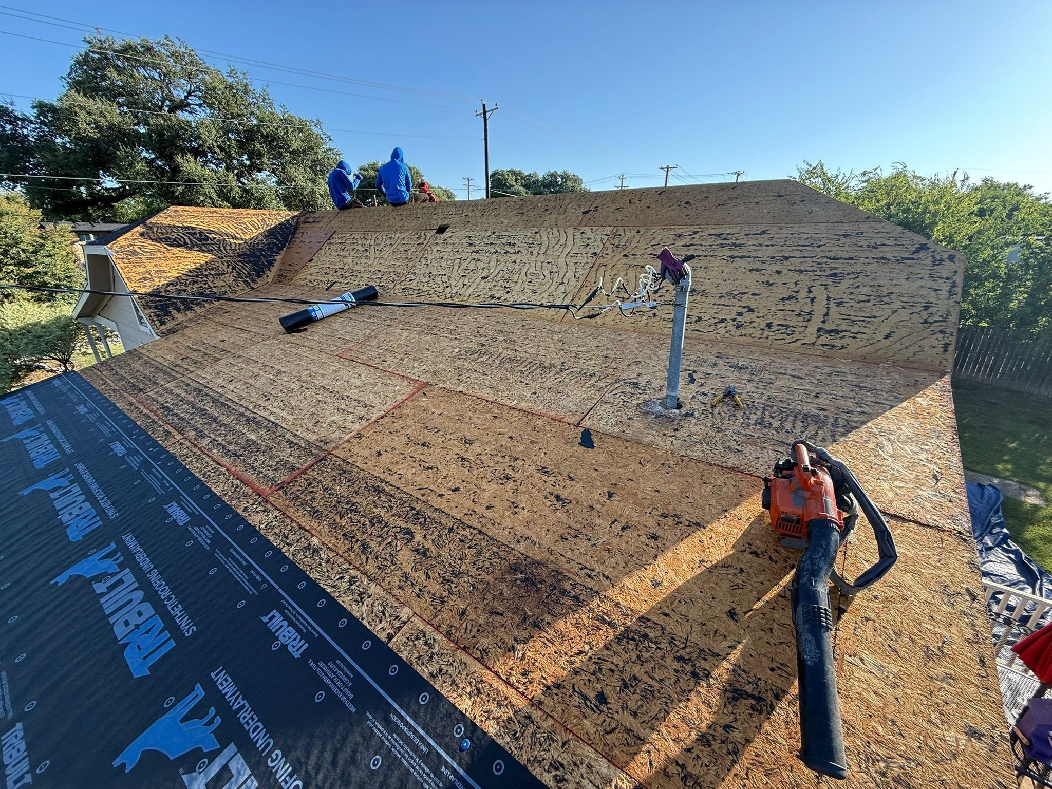 Project in Granbury by Lonestar Roofing and Restoration LLC.