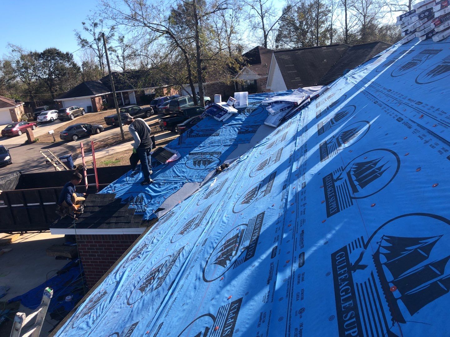 Residential Roofing Installation using Roof Replacement by American Roofing & Construction LLC