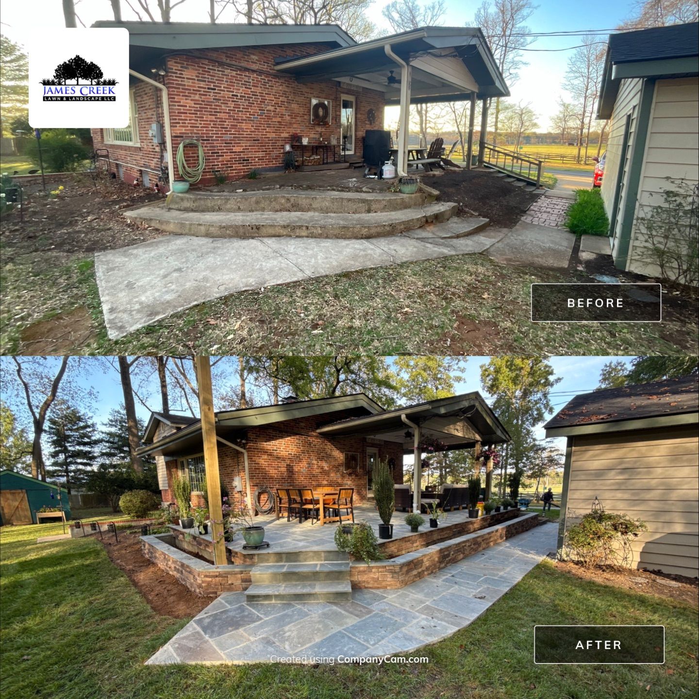Project in Ashton by James Creek Lawn & Landscape 