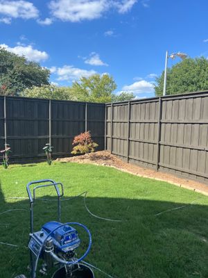 Fence Staining