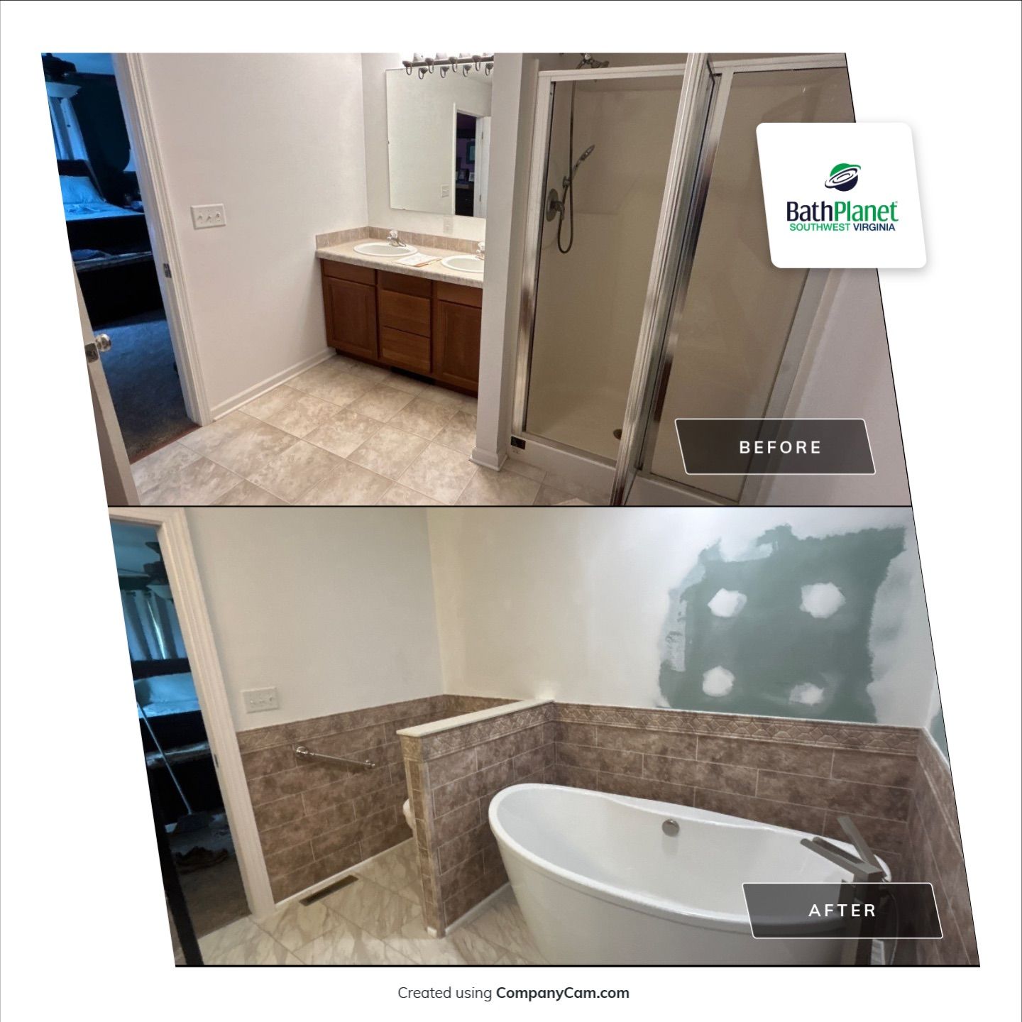 Full Bathroom Remodel by BathPlanet SW Virginia
