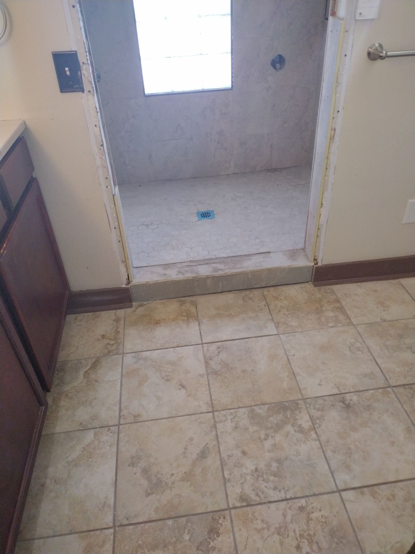 Shower Remodel & Ceiling Restoration – Correcting Water Damage and Rebuilding Right by Johnny Five Construction 