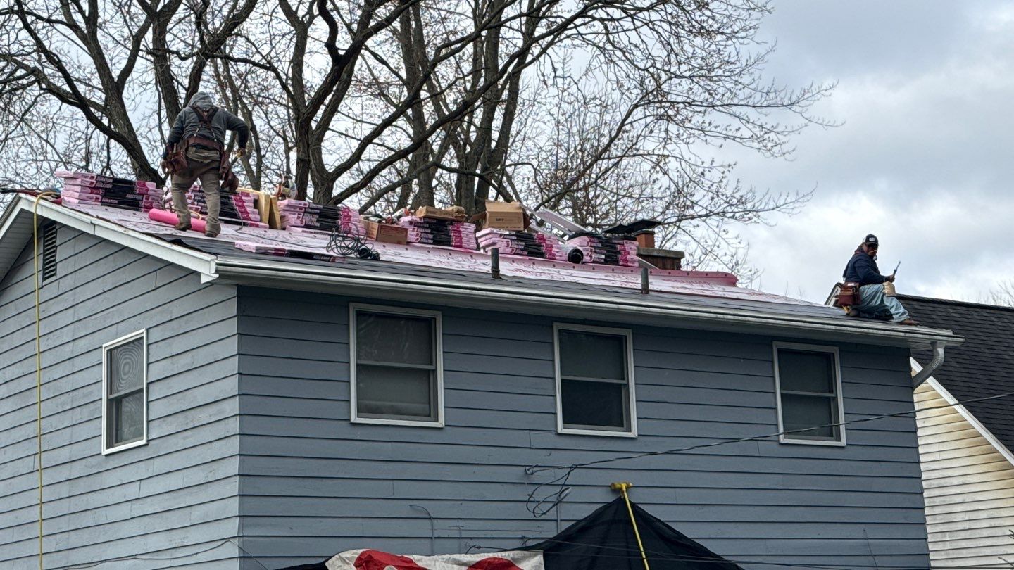 Roof Replacement using Owens Corning Estate Gray by 180 Contractors