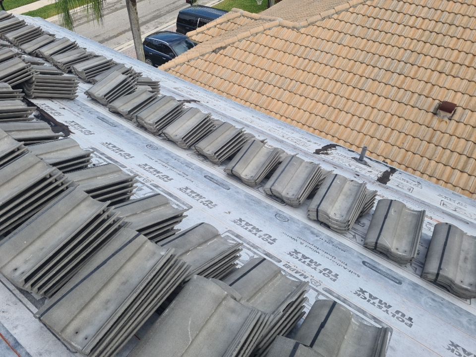Residential Roofing Installation using Eagle Roofing Tile by BLUES BROTHERS ROOFING
