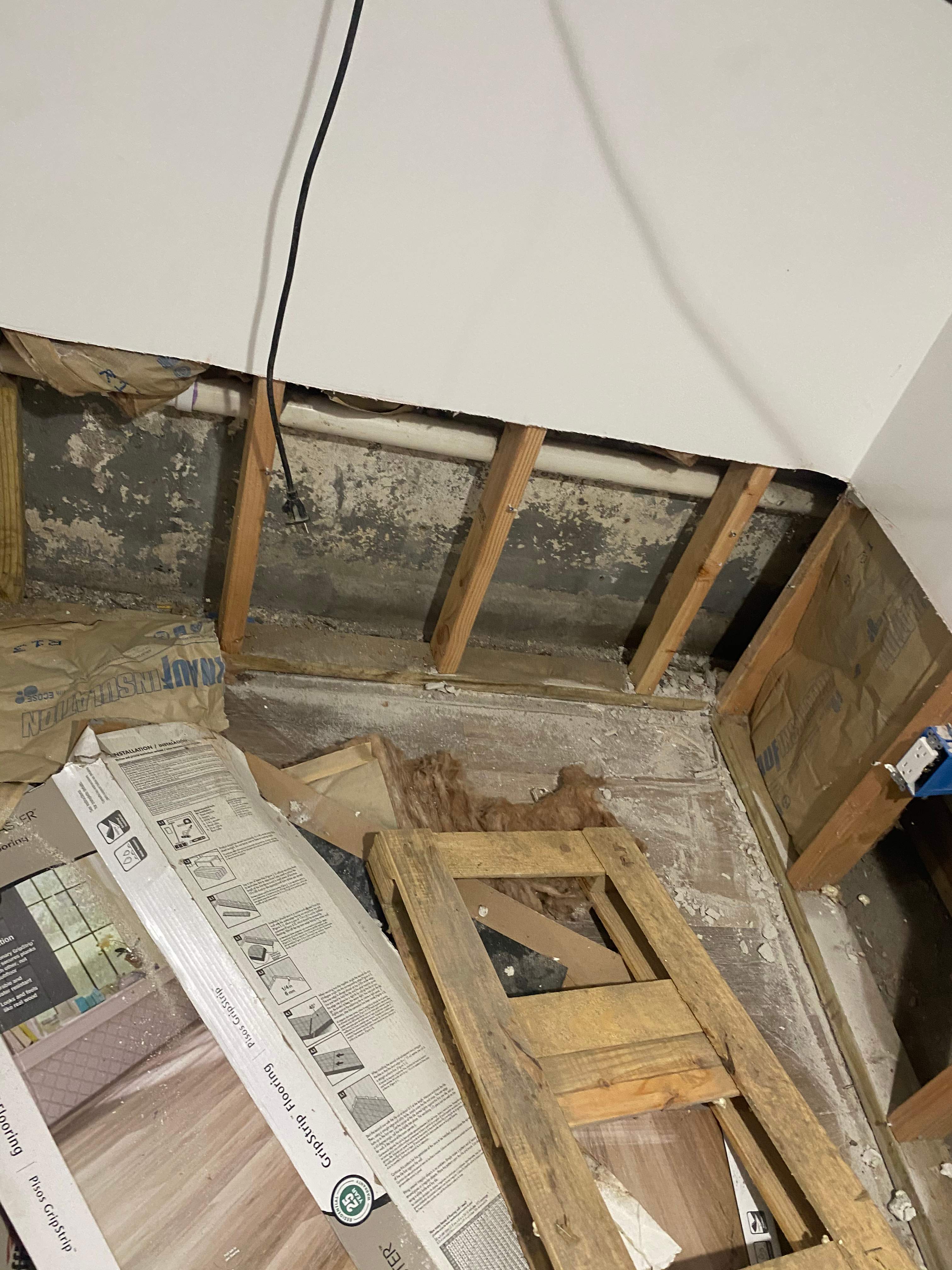 Interior French Drain Job in Lyndhurst, NJ by Pure Service Pro, LLC 