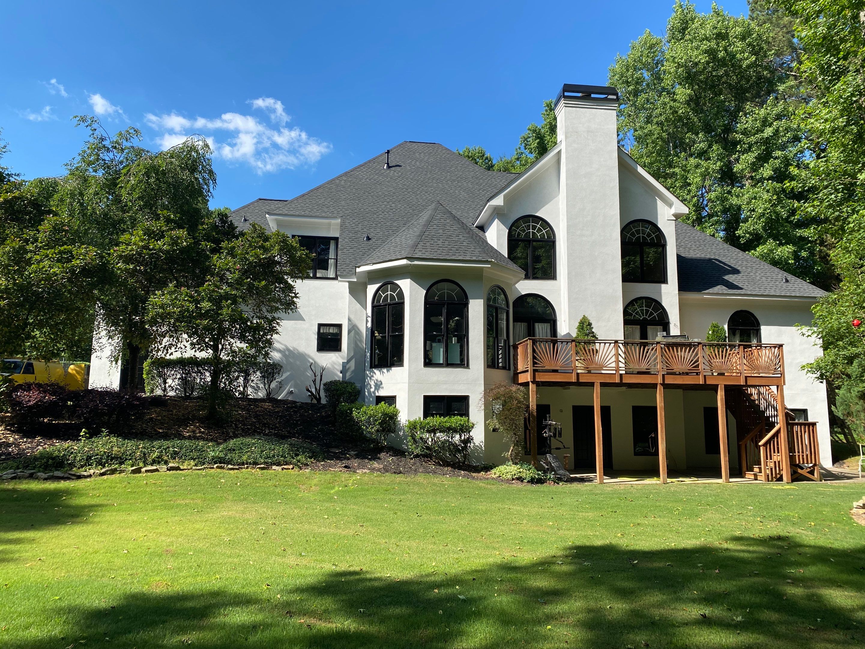Full Exterior Stucco Painting and Trim Refresh in Alpharetta by Swift Home Renovations