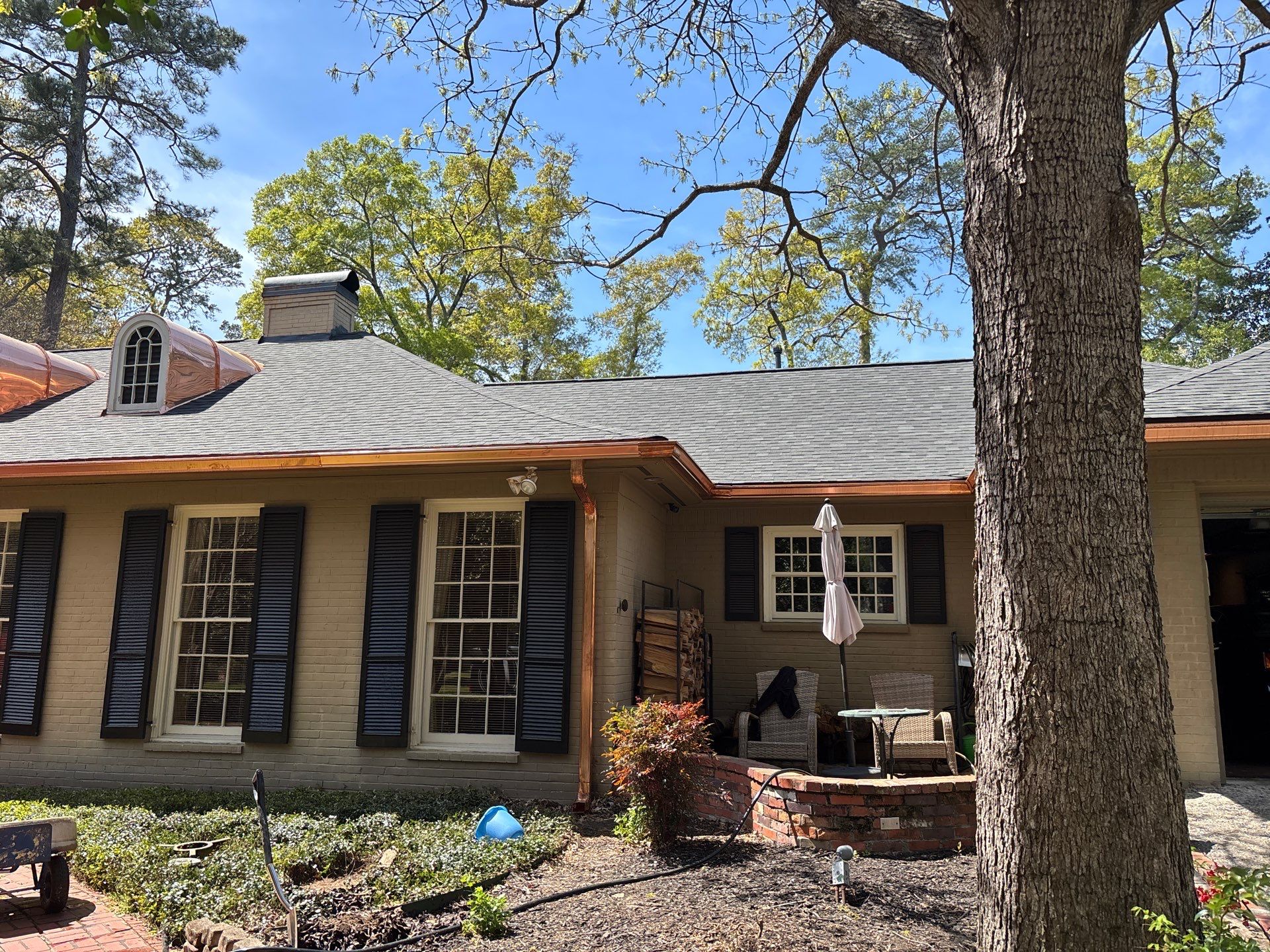 Onyx Black Shingle w/ Copper Upgrades by IAM Roofing LLC