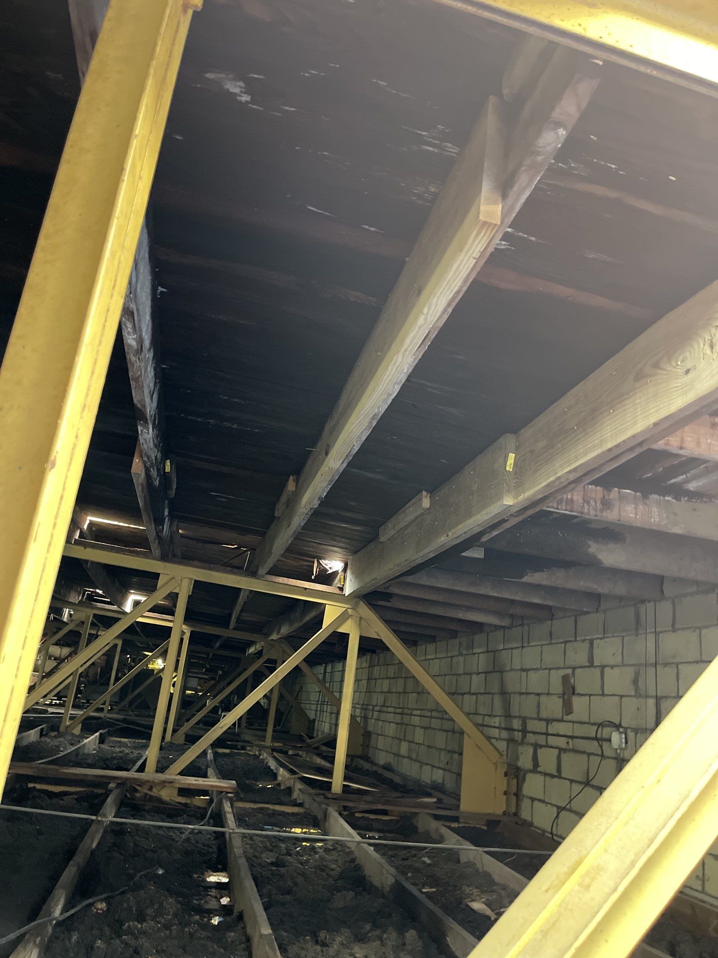 truses repair and new deking  by Xtreme interior company LLC