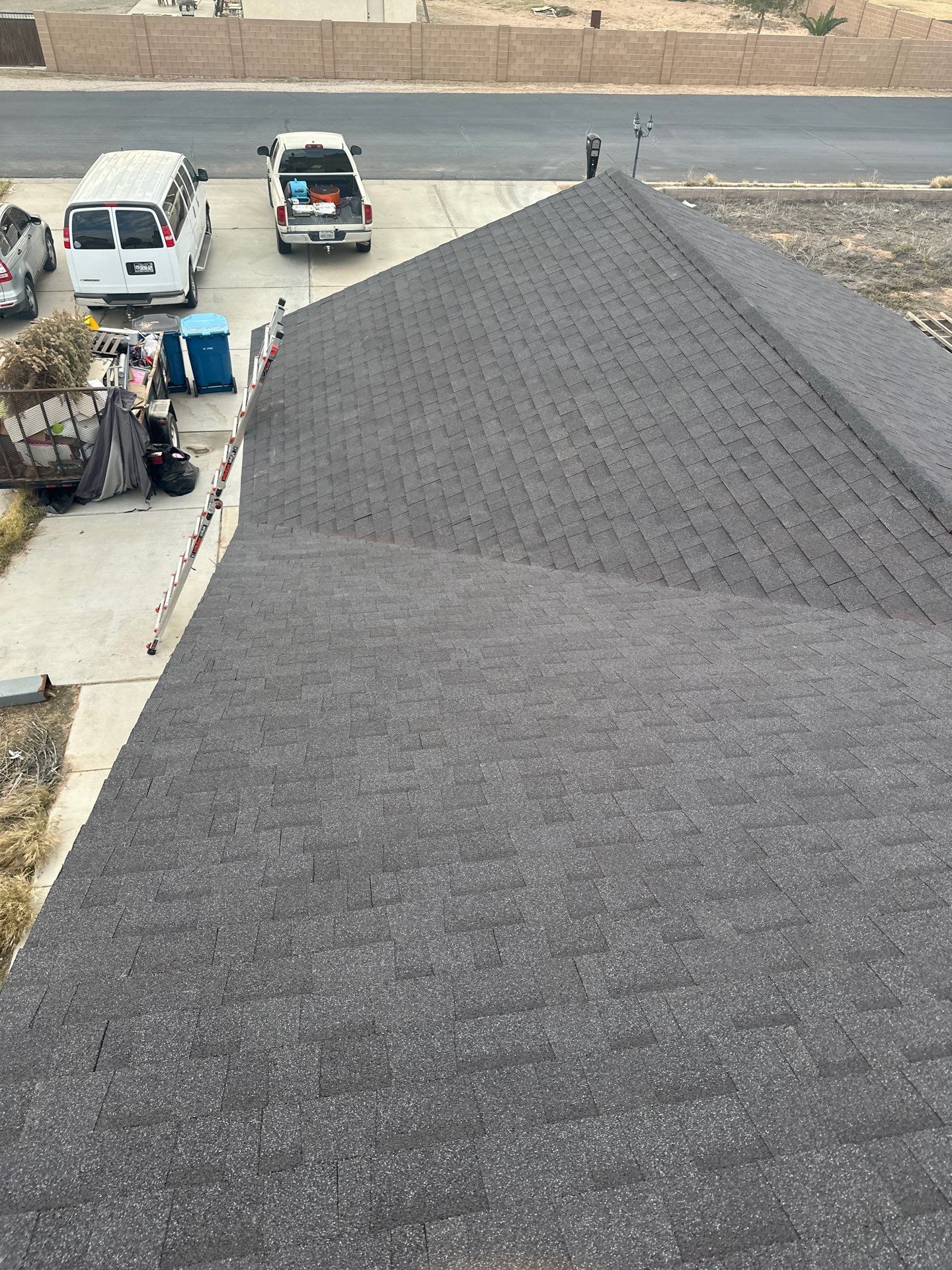 Storm Grey Shingles by Reimagine Roofing