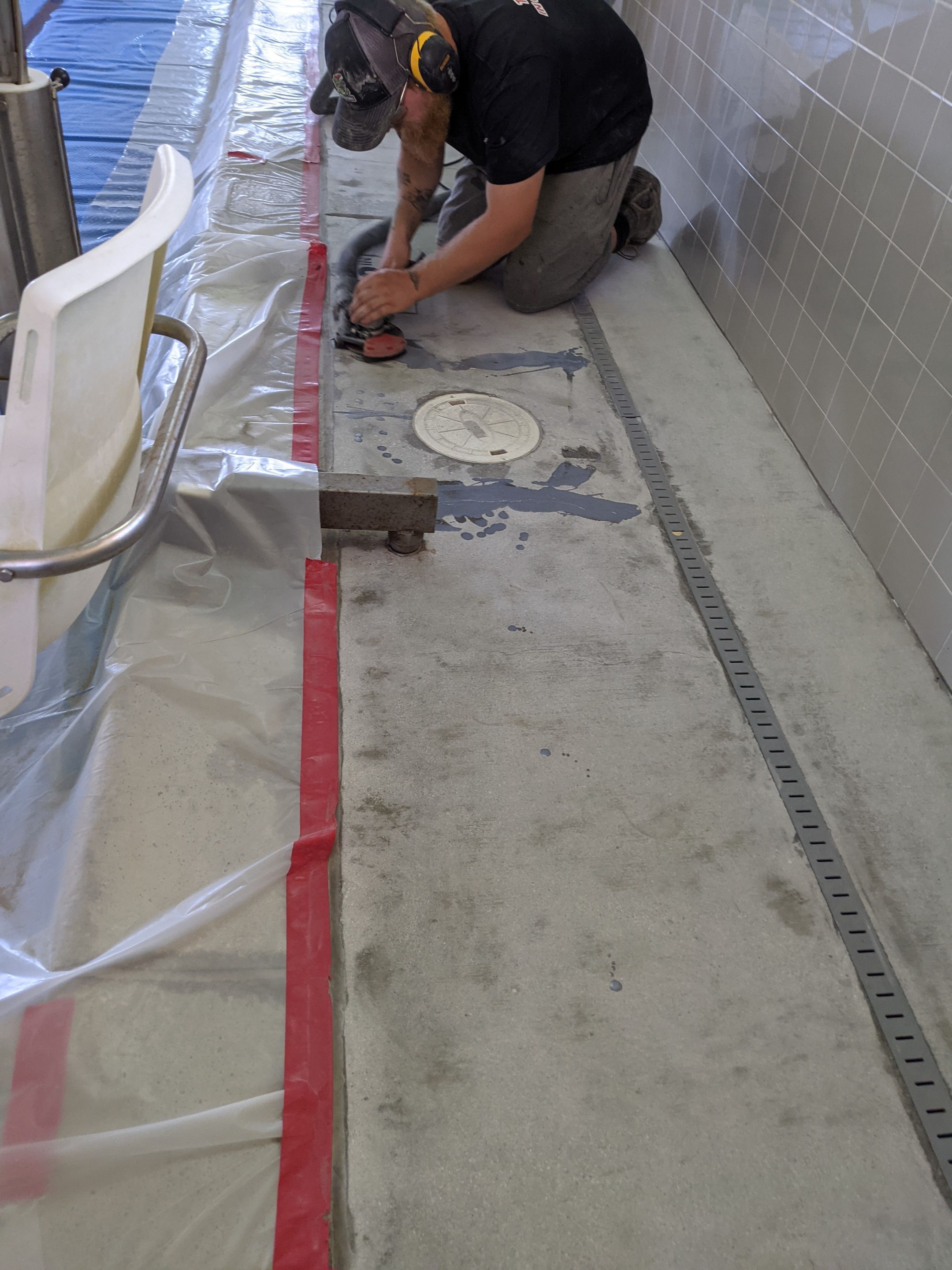 Pool Deck Transformation using Tidal Wave by Croc Coatings, LLC