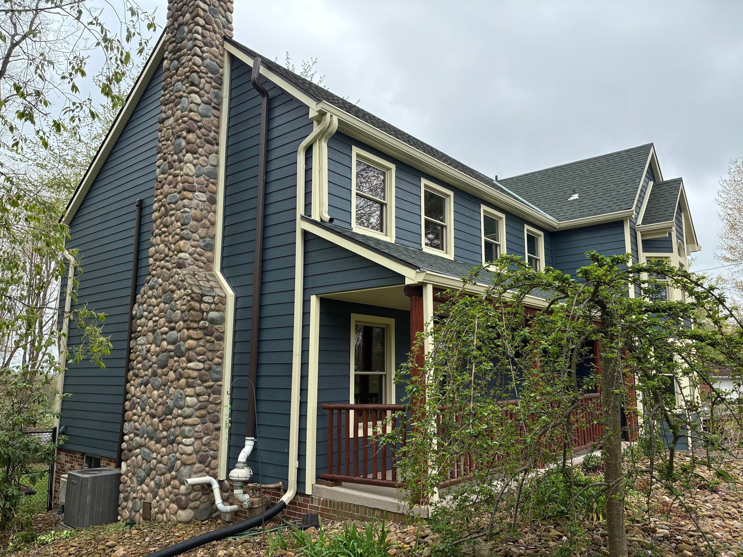 Wood Log Cabin to Everlast by Ideal Siding Pittsburgh