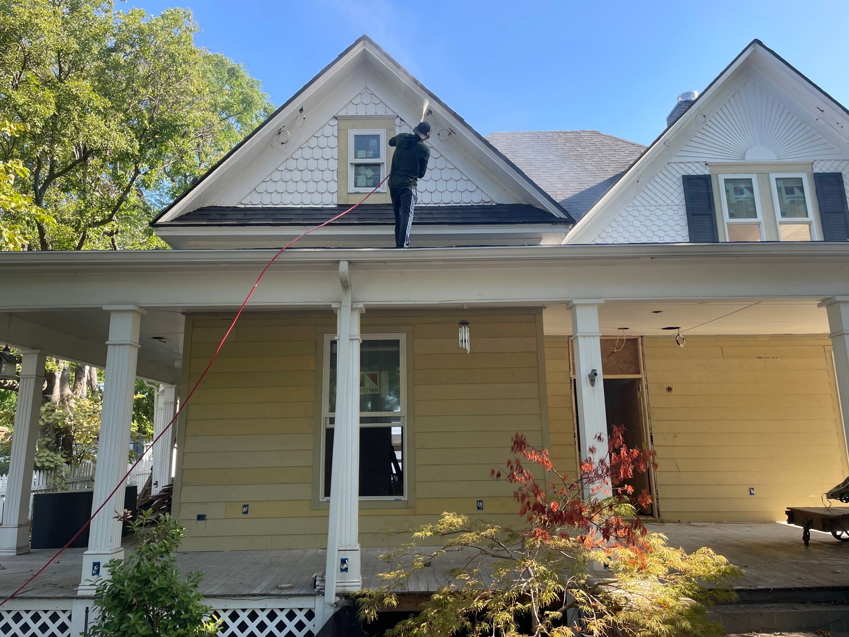 Exterior painting & Deck staining in Frisco by Nomad Painting