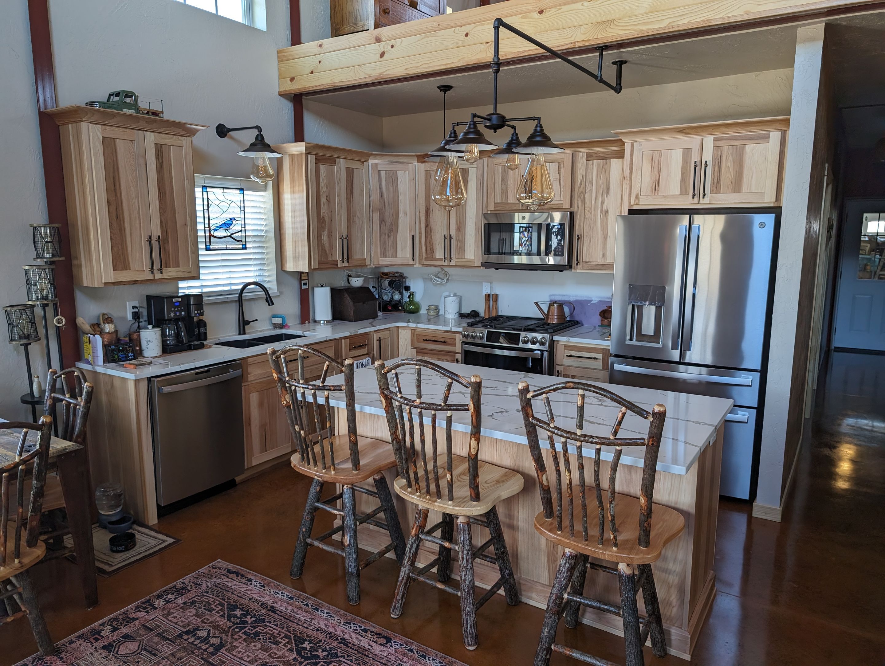 A Recent Barndominium Kitchen by Kitchen Works LLC