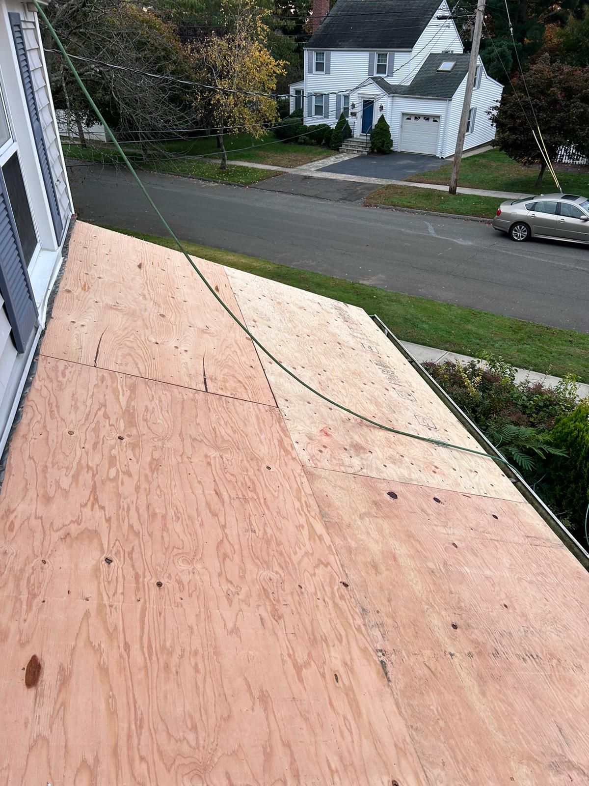 Residential Roofing Installation using Owens Corning TruDefinition Slatestone Gray by A Plus Exterior