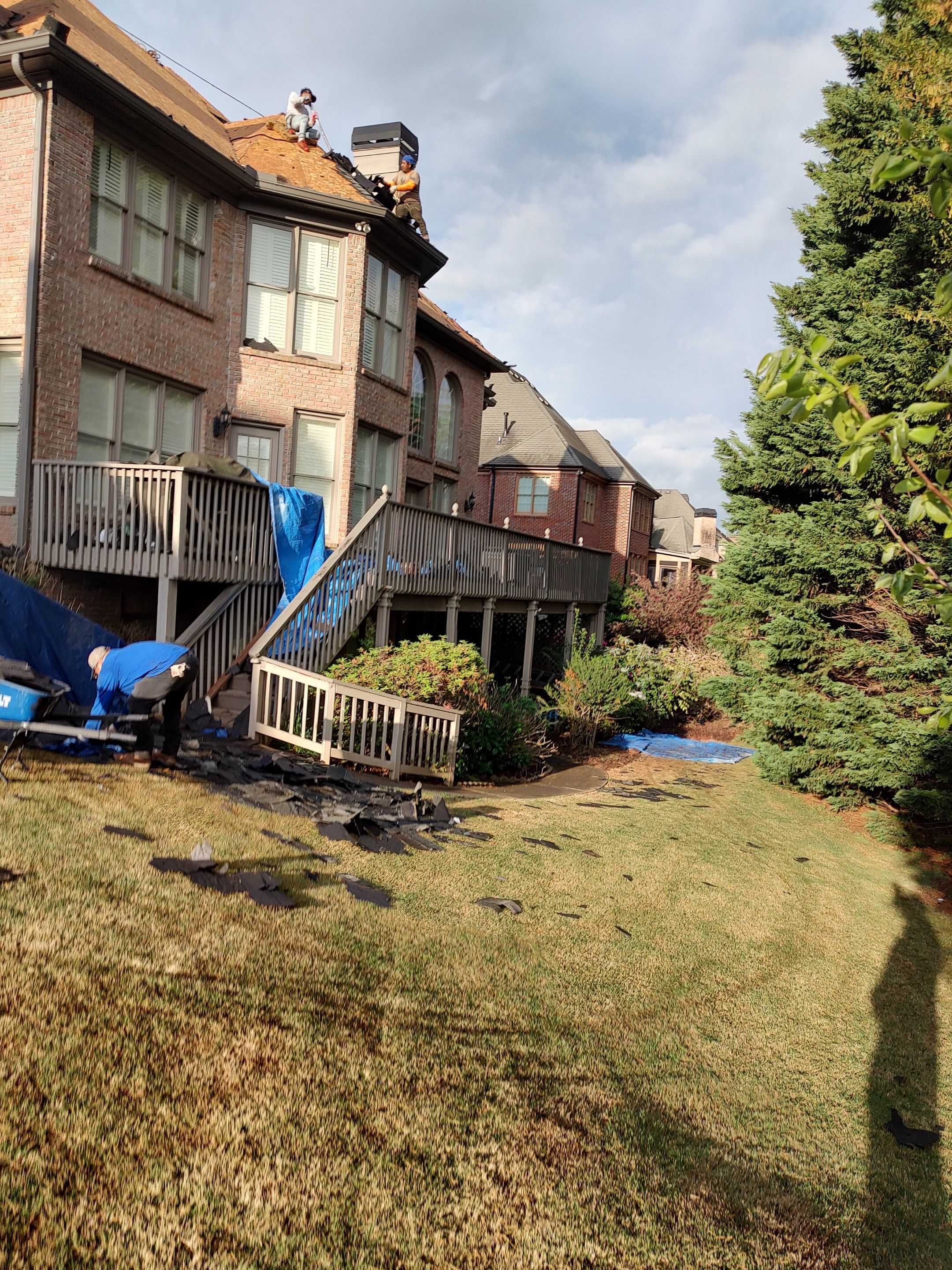 Top-Quality Williamsburg Gray Owens Corning Roof Installation in Roswell, Georgia by NBS Roofing by NBS Roofing, Inc.
