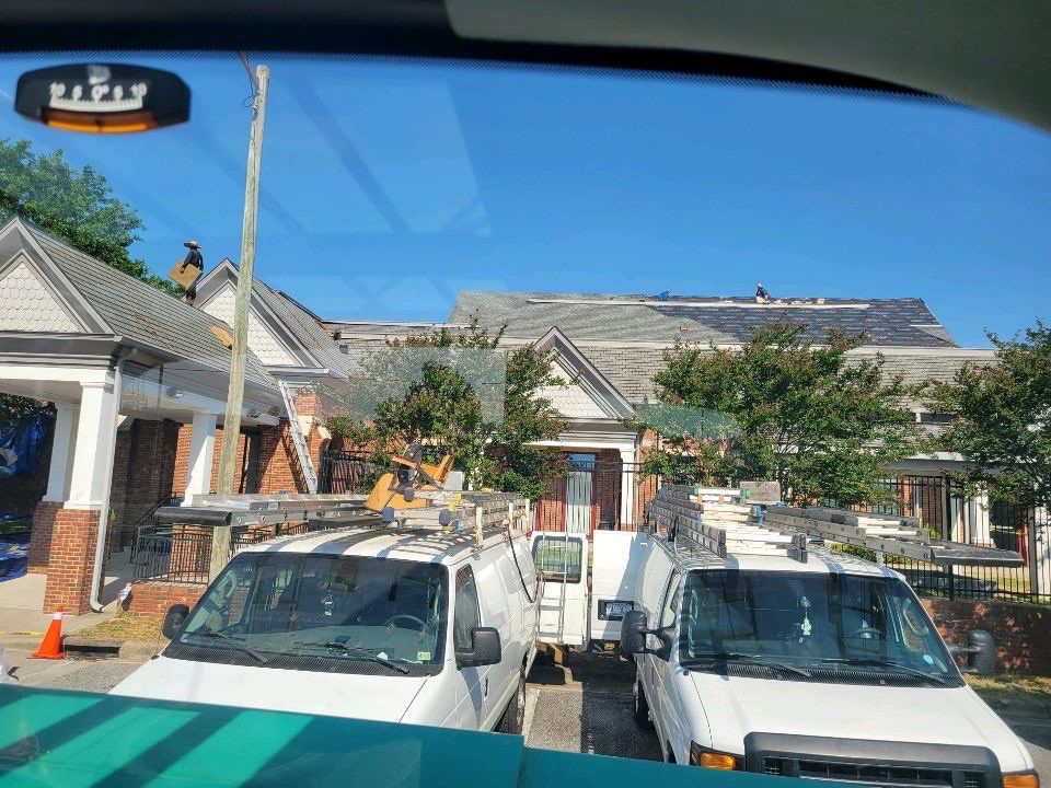 Commercial Roofing Installation using High Grade Asphalt Shingles by Carolina Trophy Roofs