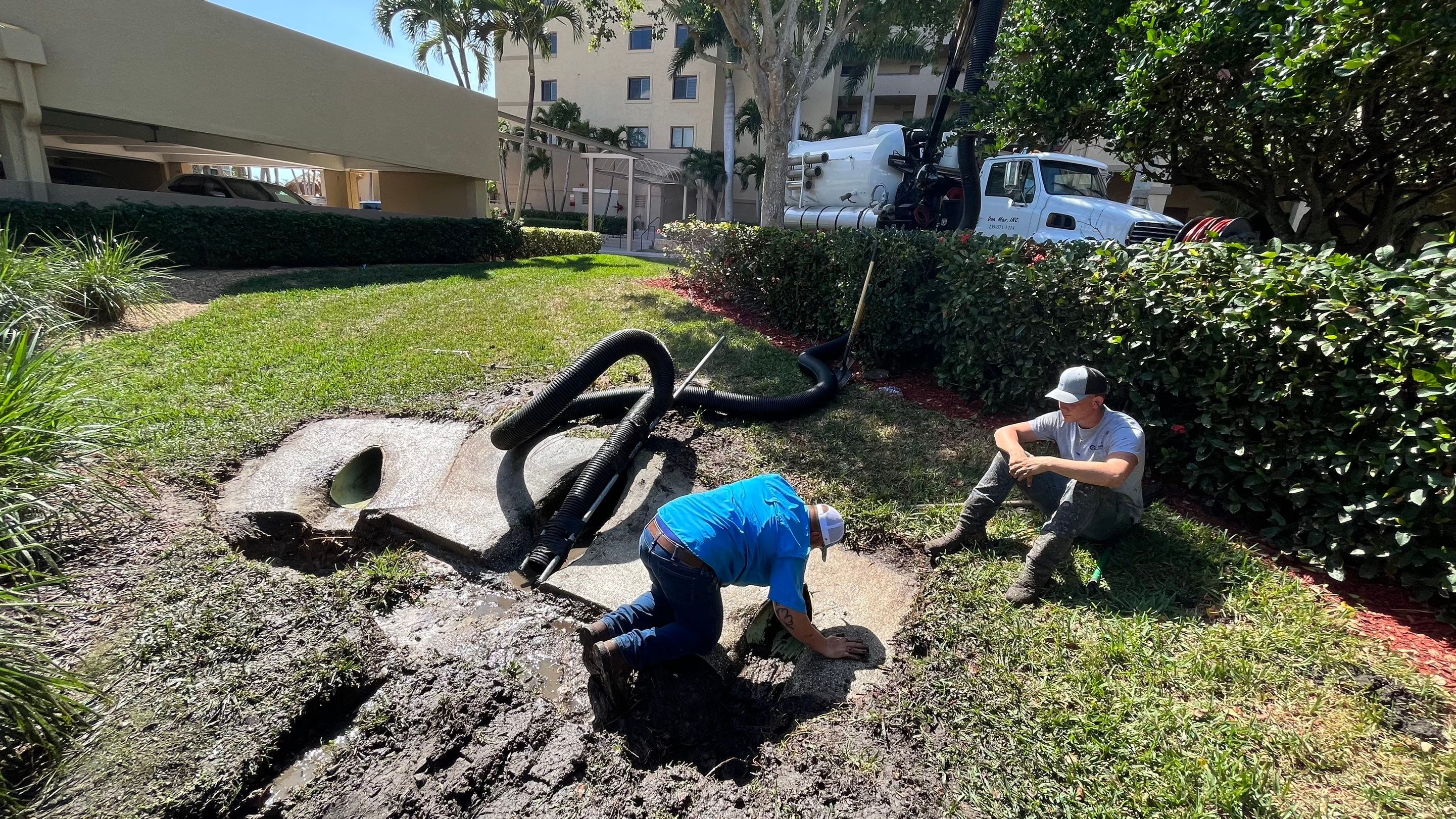 Condo Storm Water System Maintenance and Repairs by Don Mar, Inc. Storm Water Solutions