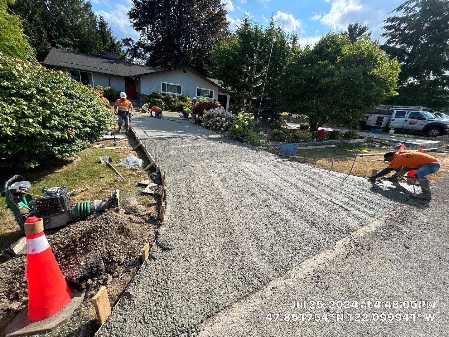 Rodd | Concrete Driveway Extentension by Jireh Asphalt & Concrete Inc 
