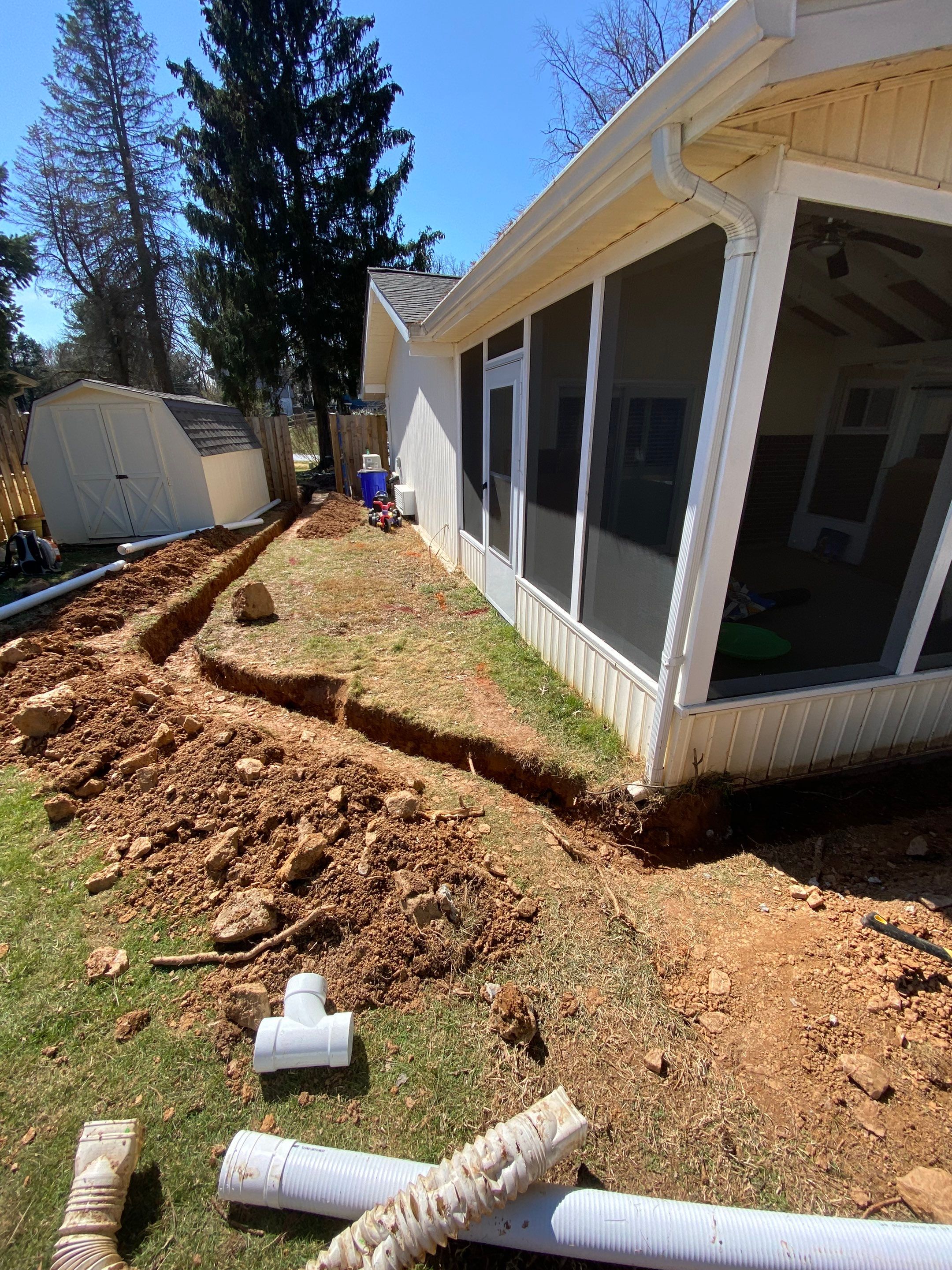 Landscape Design, drainage & flooring by The Smet Companies, LLC